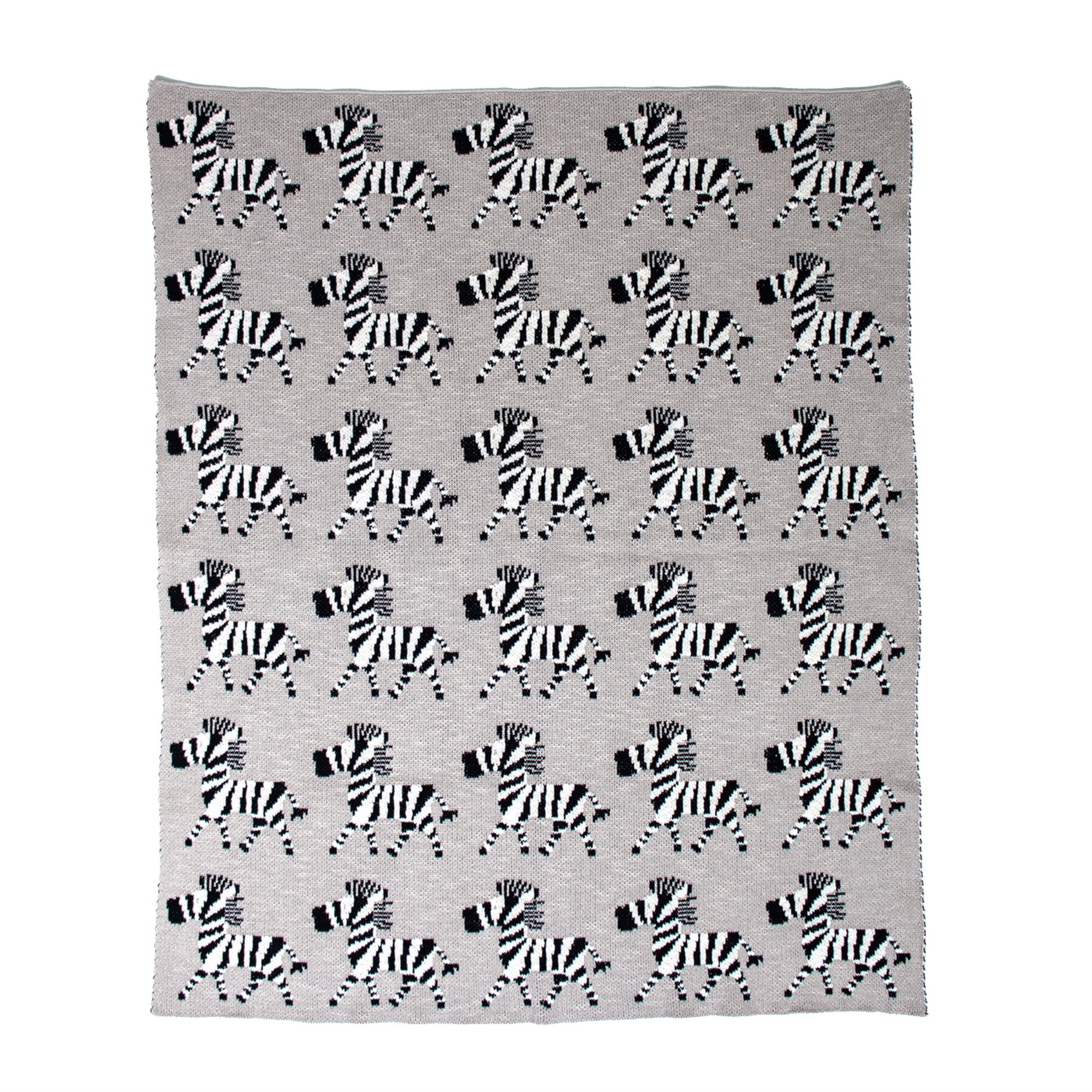 Parkland Collection Zara Transitional Grey Knitted 32 X 40  Baby Blanket