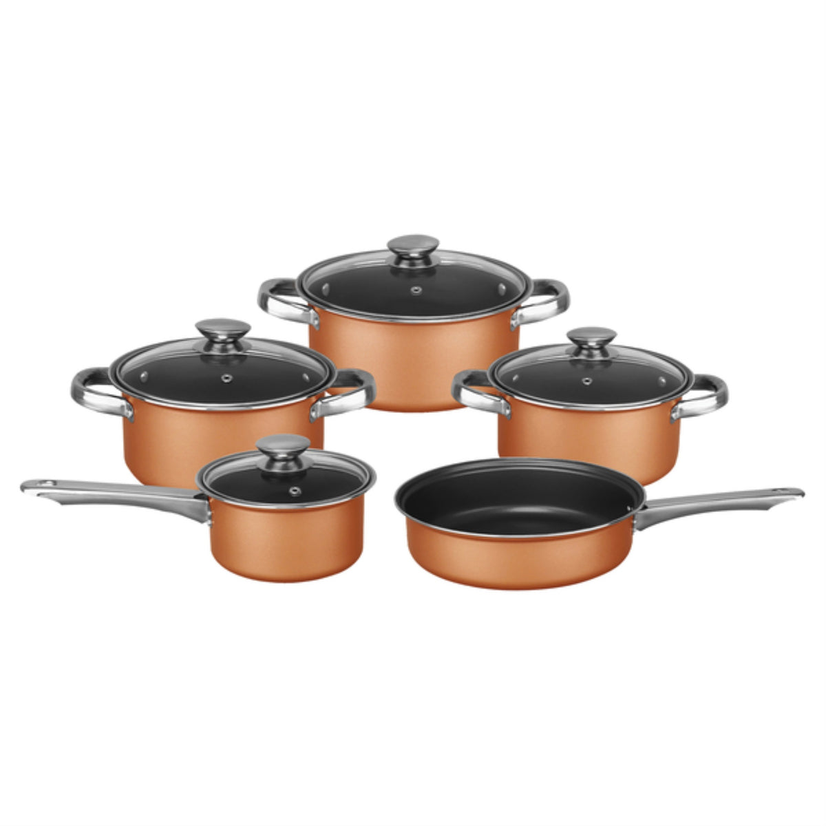 9Pc Nonstk Ckwr Set Cpr