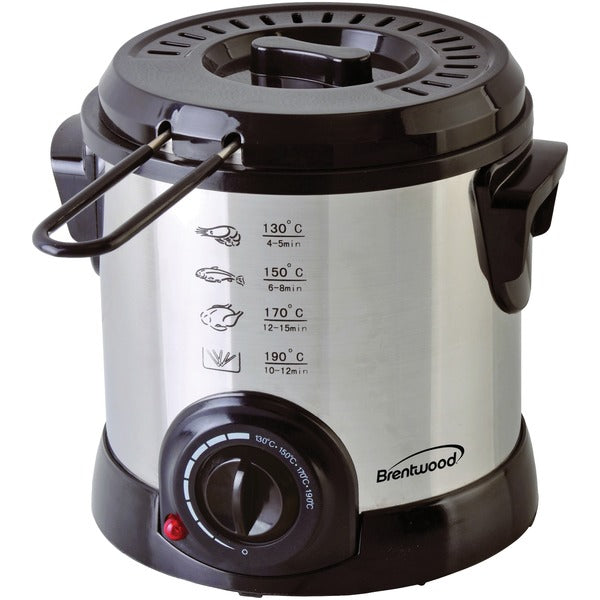 Brentwood Appliances Df-701 1-Liter Stainless Steel Electric Deep Fryer