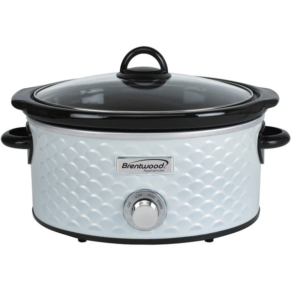 4.5Qt Slow Cker Sclp Wht