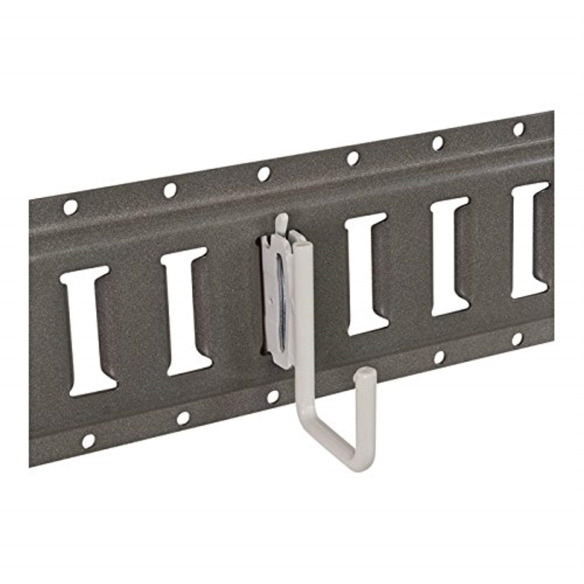 Buyers Square J-Hook For E-Track System - 3/8 In. X 2 In. Inside Dia, Model# 01130