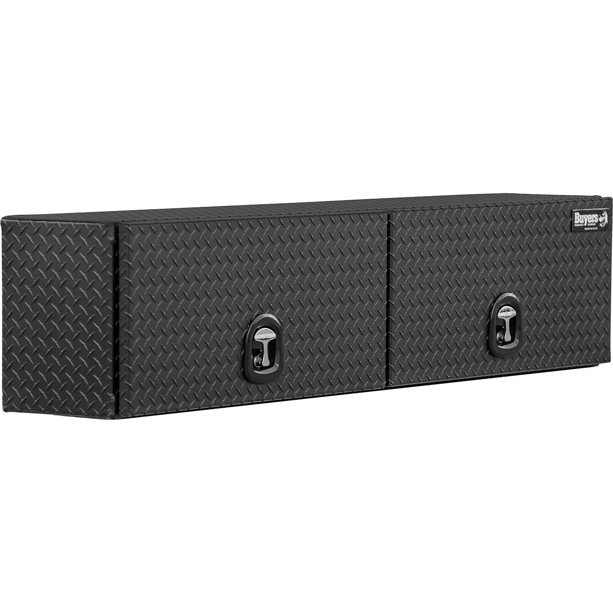 Buyers Products, 16X13X88 Matte Black Aluminum Topsider, Width 16 In, Material Aluminum, Color Finish Diamond Plate Matte Black, Model# 1722356
