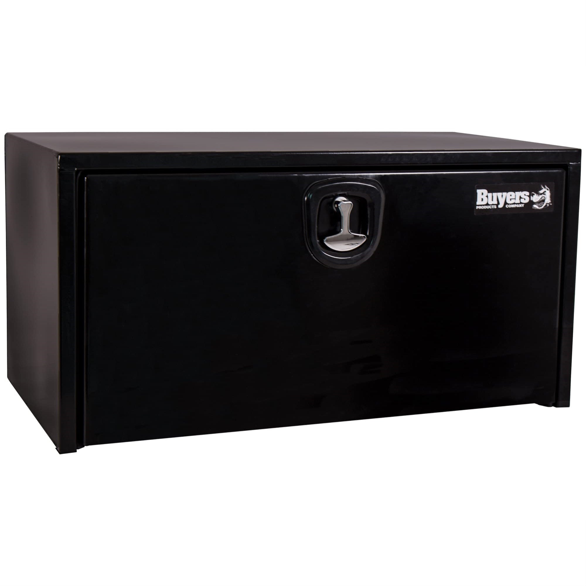 Buyers Products 1732305 Black Steel Underbody Truck Box With 3-Point Compression Latch, 18 X 18 X 36 Inch, Made In The Usa, Tool Box For Bed Of Truck