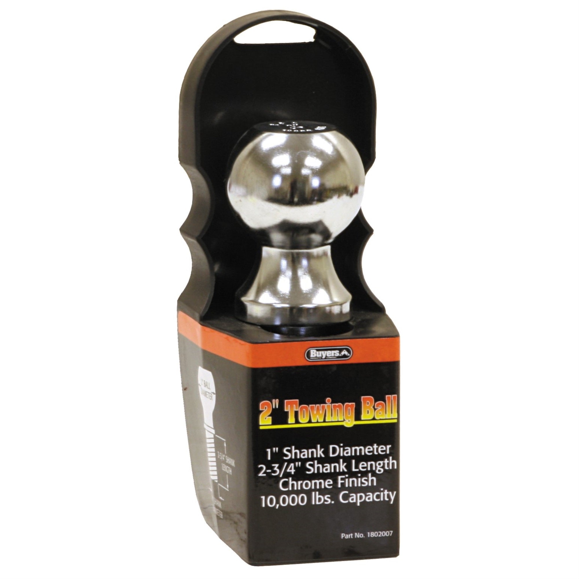 Buyers Products 1802007 Ball (Chrome 2' X 1' X 2.75',Capacity 10000 Lbs), Silver