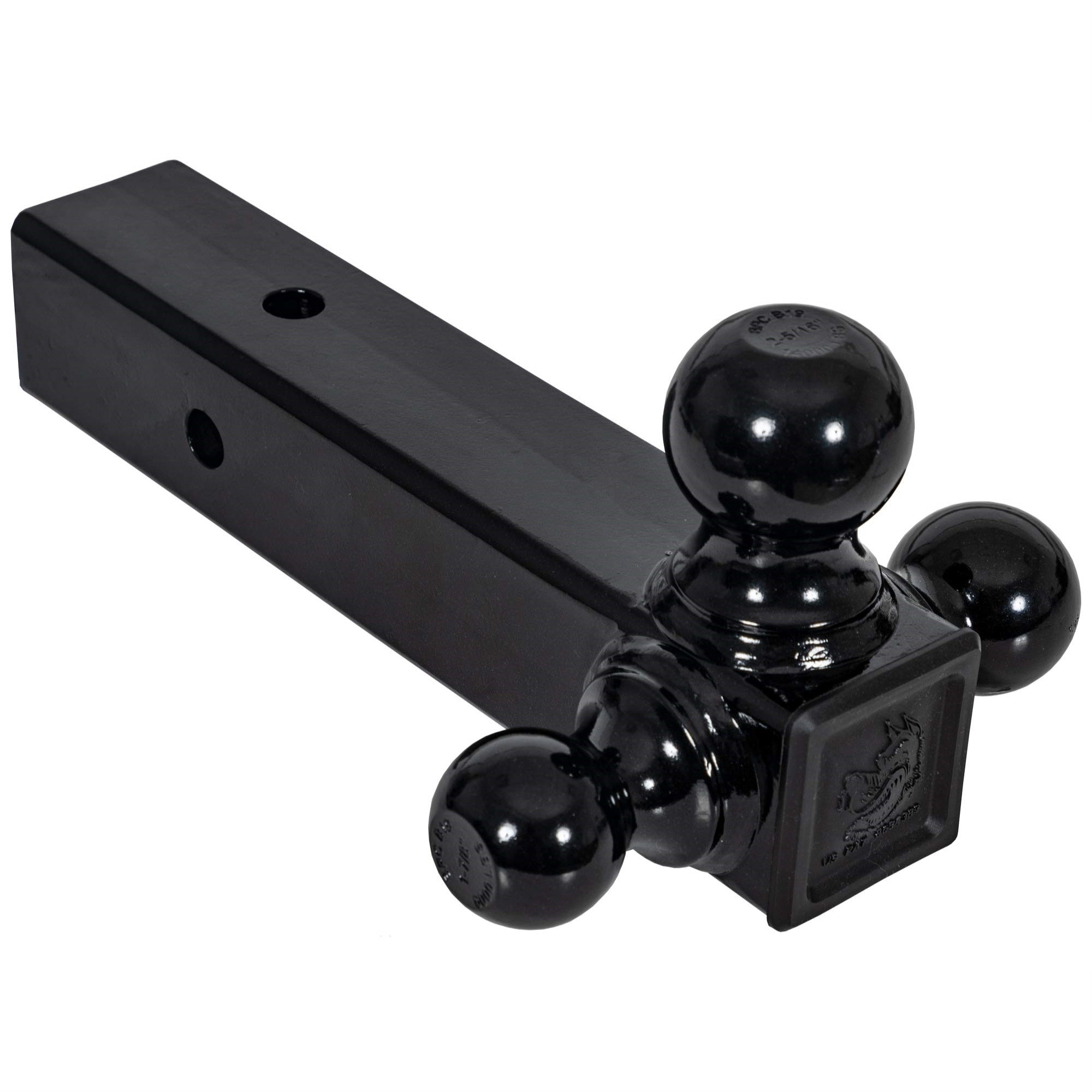 Buyers Products Tri-Ball Hitch With Black Towing Balls - 2-1/2 Inch Receiver