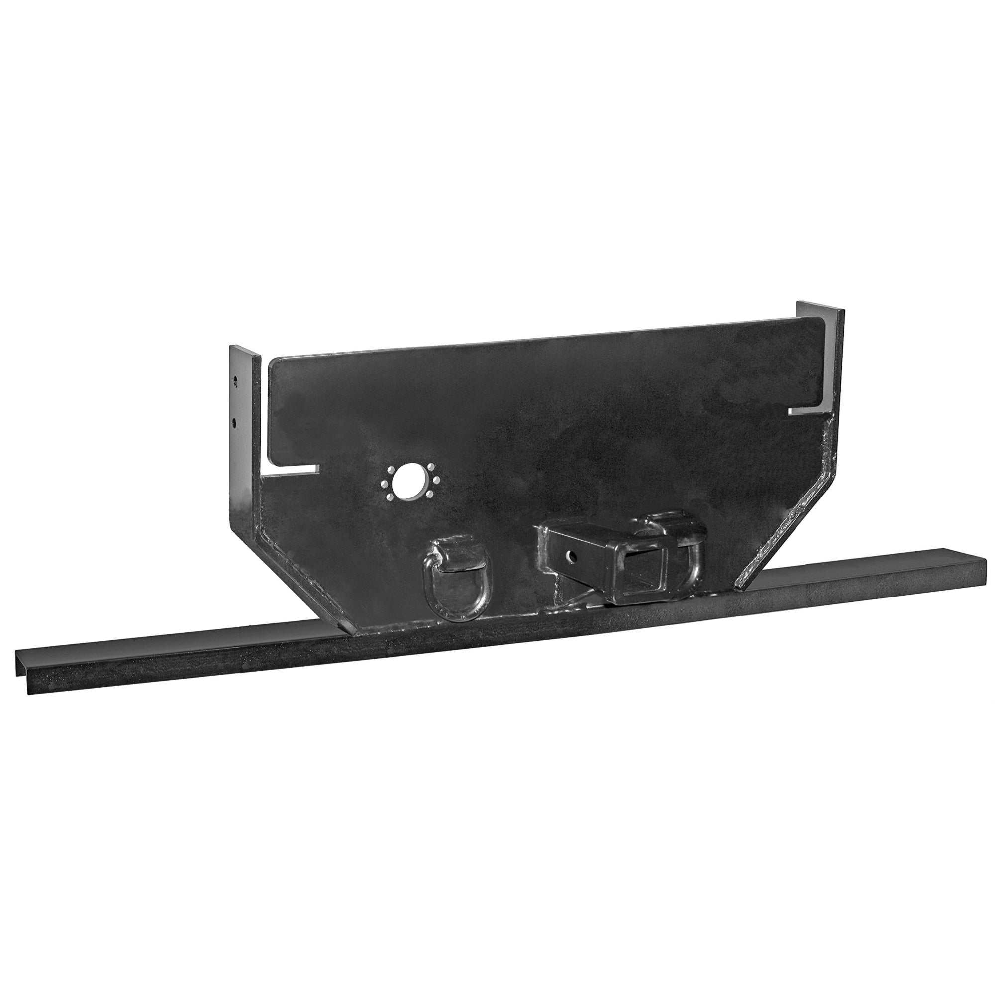 Buyers Products 1809061A Hitch Plate With 2-1/2 Inch Receiver Tube For Ford F-350 - F-550 Cab & Chassis (1999+), Bottom Channel Position, 20,000 Mgtw, Pintle Hook Hitch Plate
