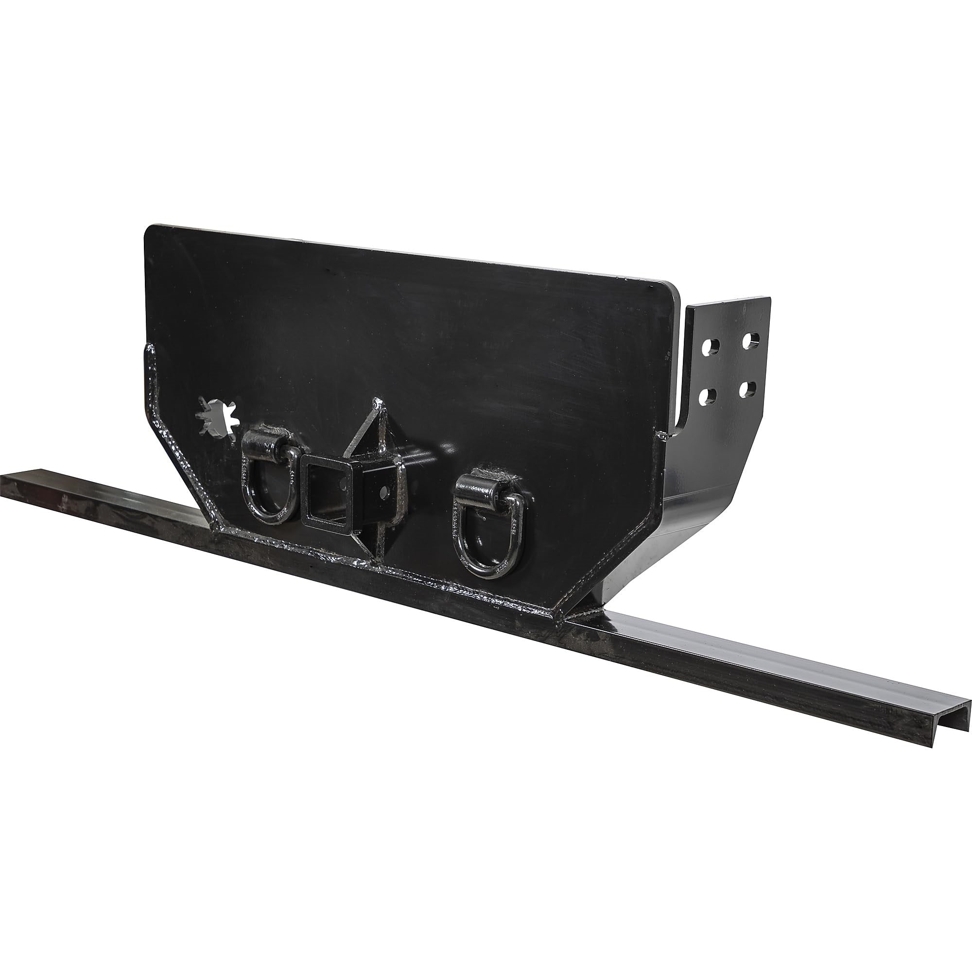 Buyers Products 1809085 Hitch Plate With 2-1/2 Inch Receiver For Gmc/Chevy/4500-6500 (2019+), Bottom Channel Position, 20,000 Mgtw, Pintle Hook Hitch Plate