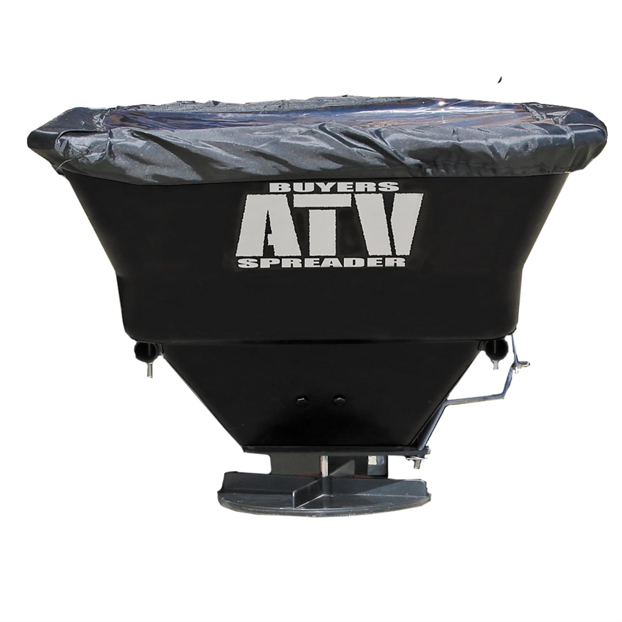 Buyers Products Atvs100 Atv Broadcast Spreader, All-Purpose Spreader For Salt, Seed & Fertilizer, 100 Lb. Capacity W/ Rain Cover, Atv/Utv, Deer Feed Spreader, Salt Spreader, Lawn & Garden Spreader