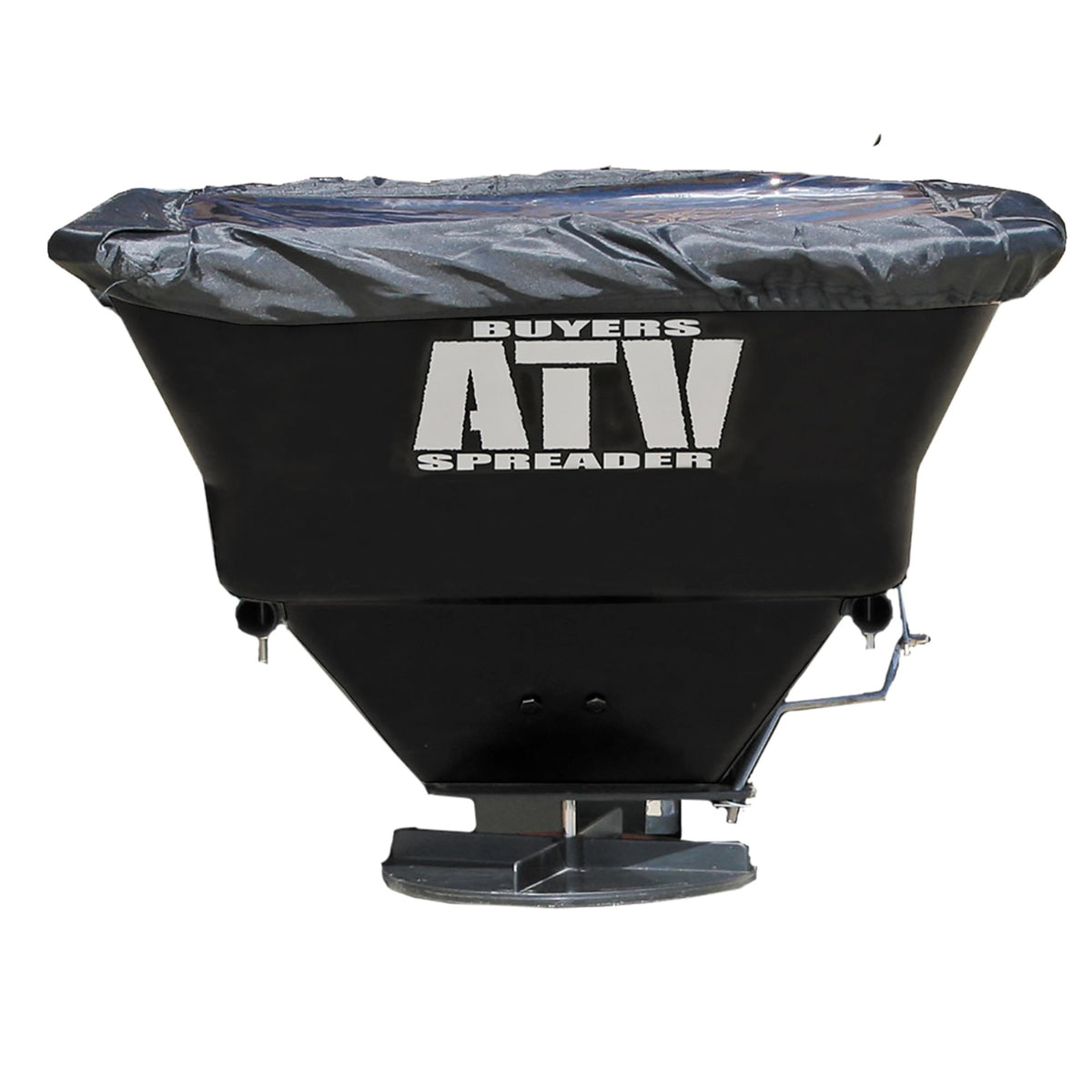 Buyers Products Atvs100 Atv Broadcast Spreader, All-Purpose Spreader For Salt, Seed & Fertilizer, 100 Lb. Capacity W/ Rain Cover, Atv/Utv, Deer Feed Spreader, Salt Spreader, Lawn & Garden Spreader
