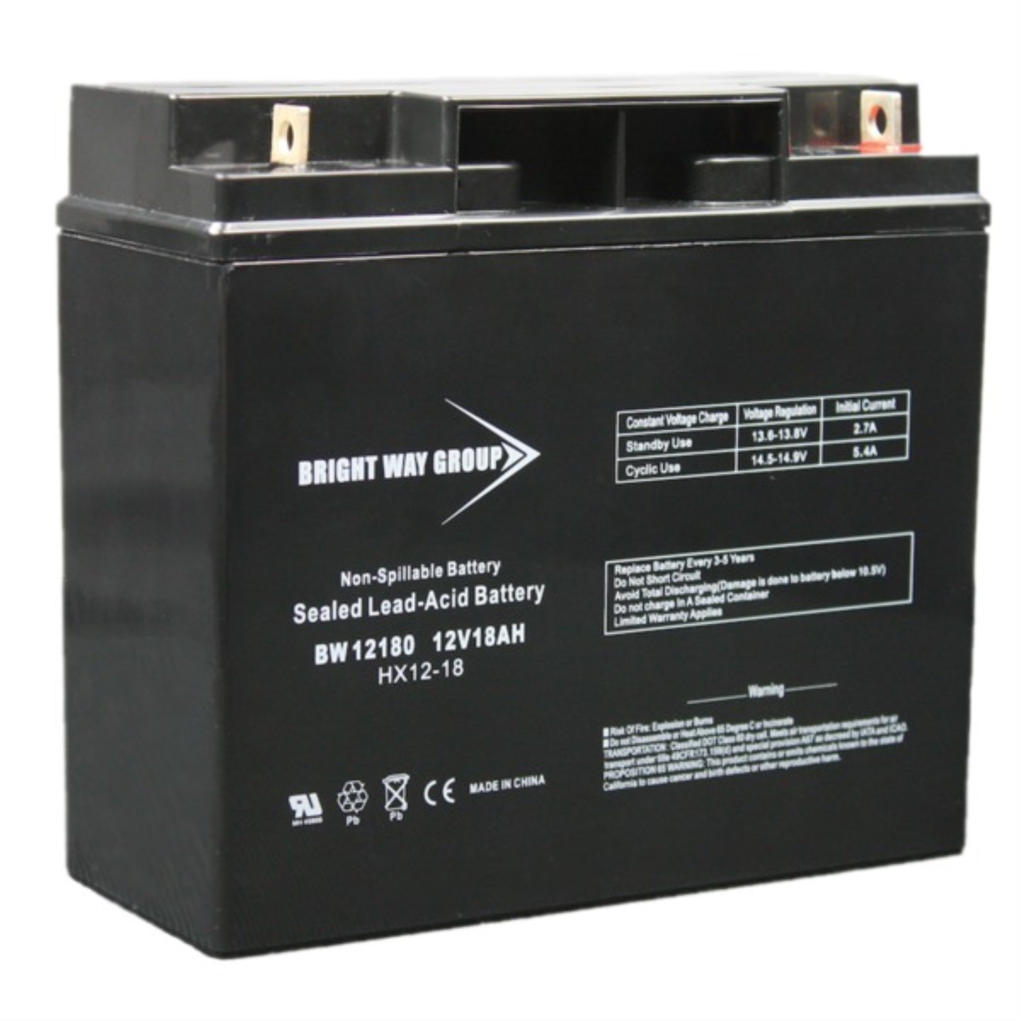 Bright Way Group Bw 12180 Nb (0121) Bwg 12180 Nb Battery