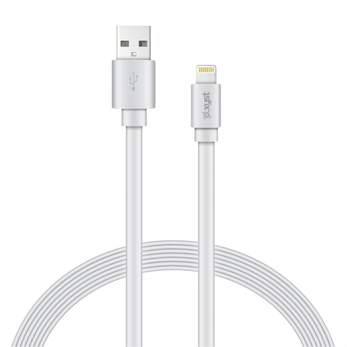 4Ft Flt Appl Lit Cbl Wht