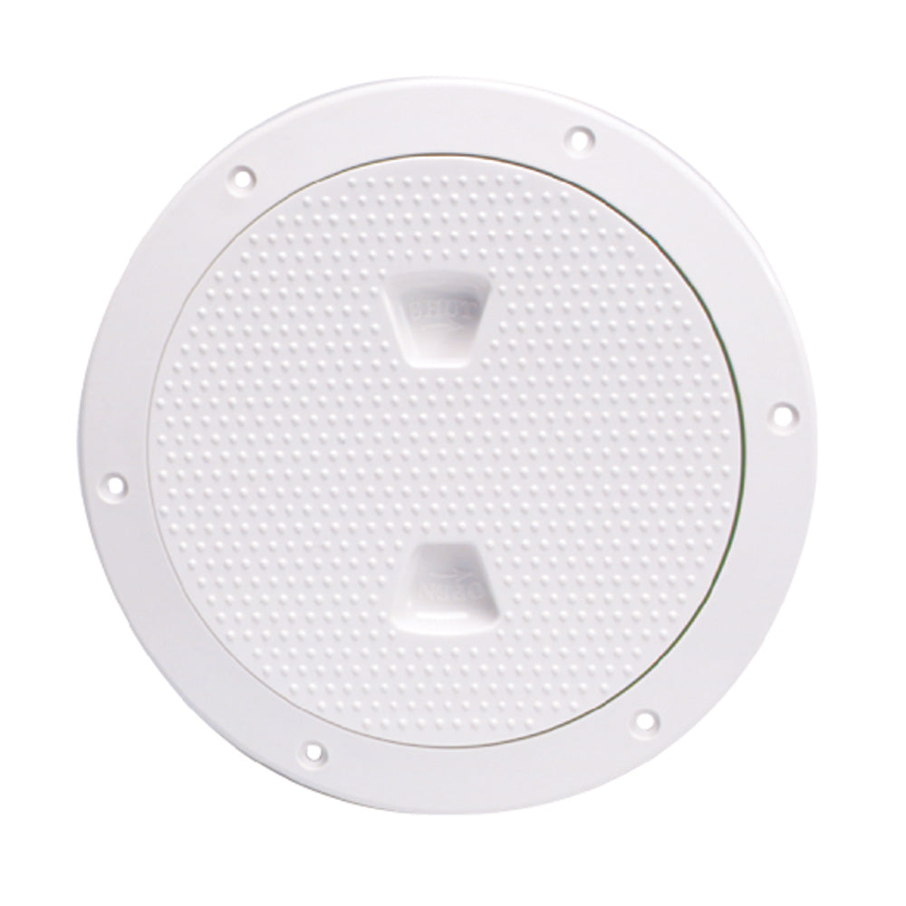 Beckson 6' Non-Skid Screw Out Deck Plate White 6.5' Cutout