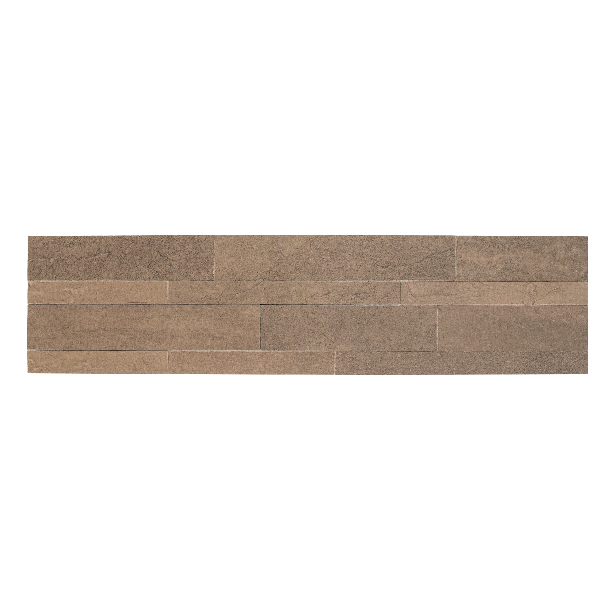 Bolder Stone  6in x 24in Self Adhesive Stone Wall Tile - Mocha - 6 Tiles/6 sq Ft.