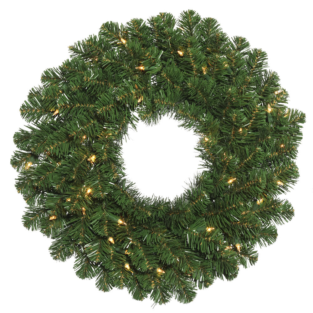 Vickerman 24″ Oregon Fir Wreath Dura-Lit 35CL - C164625