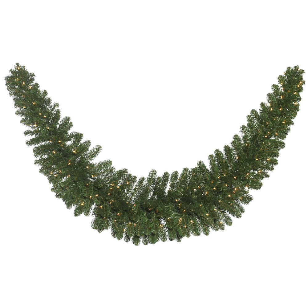 Vickerman 9' x 24″ Oregon Swag Garl Dura-Lit 150CL - C164921