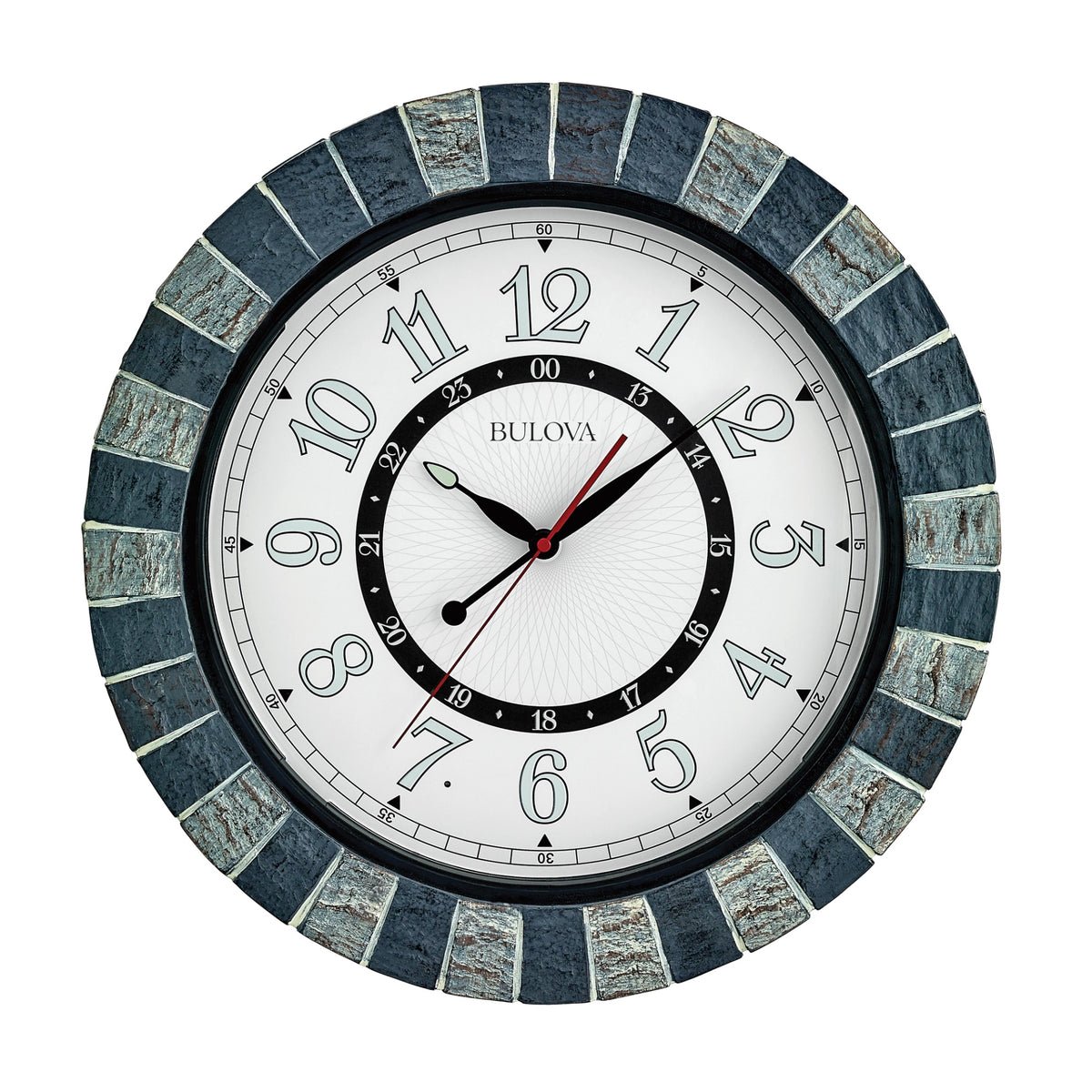 Bulova Clocks C3392 Outdoor, Garden Party Lighted Dial, Patio Accessory.