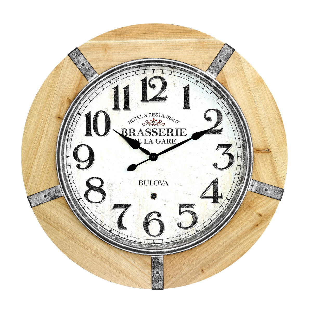 Bulova Clocks C3396  The Le Brasserie, Antiqued,