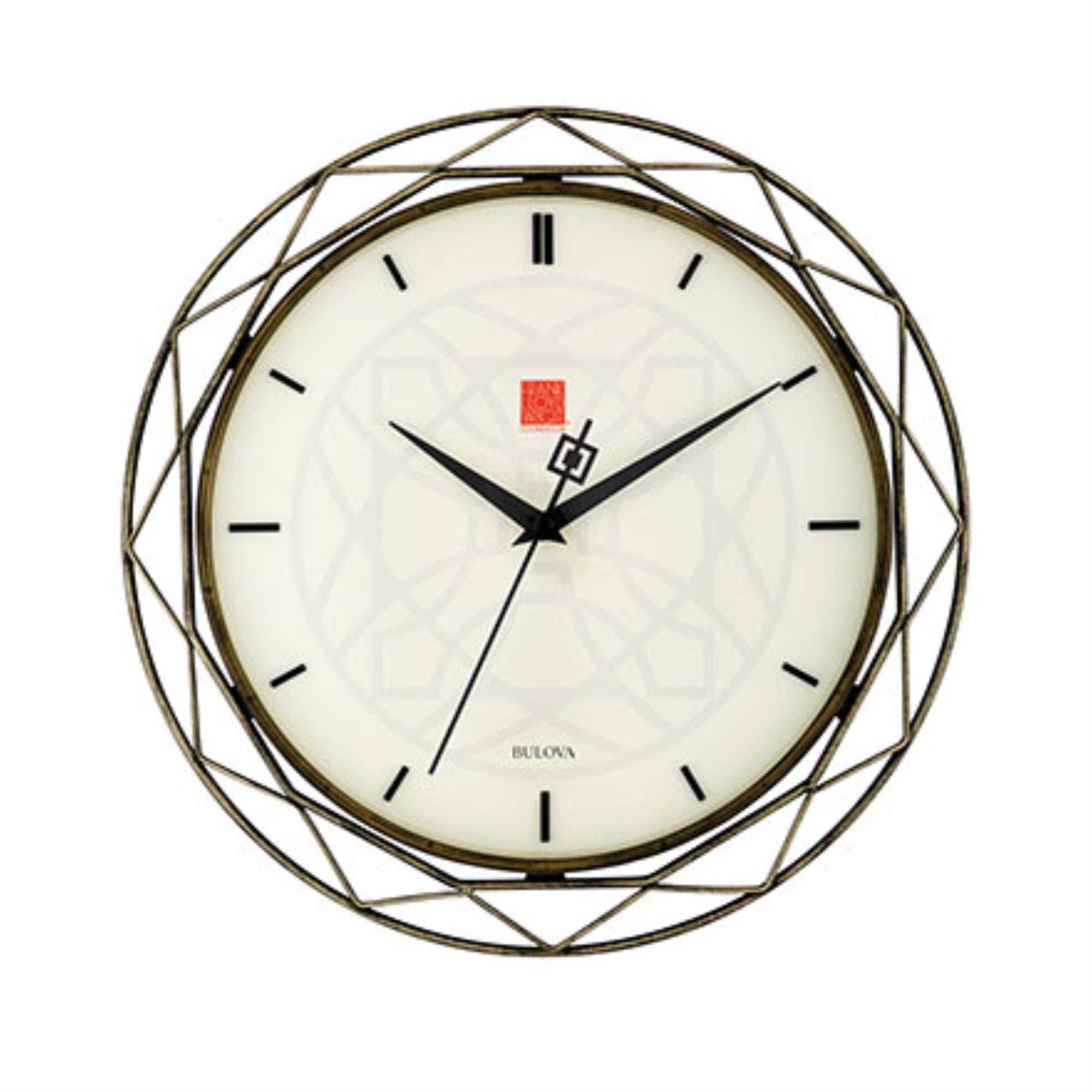 Bulova C4834 Luxfer Prism Clock