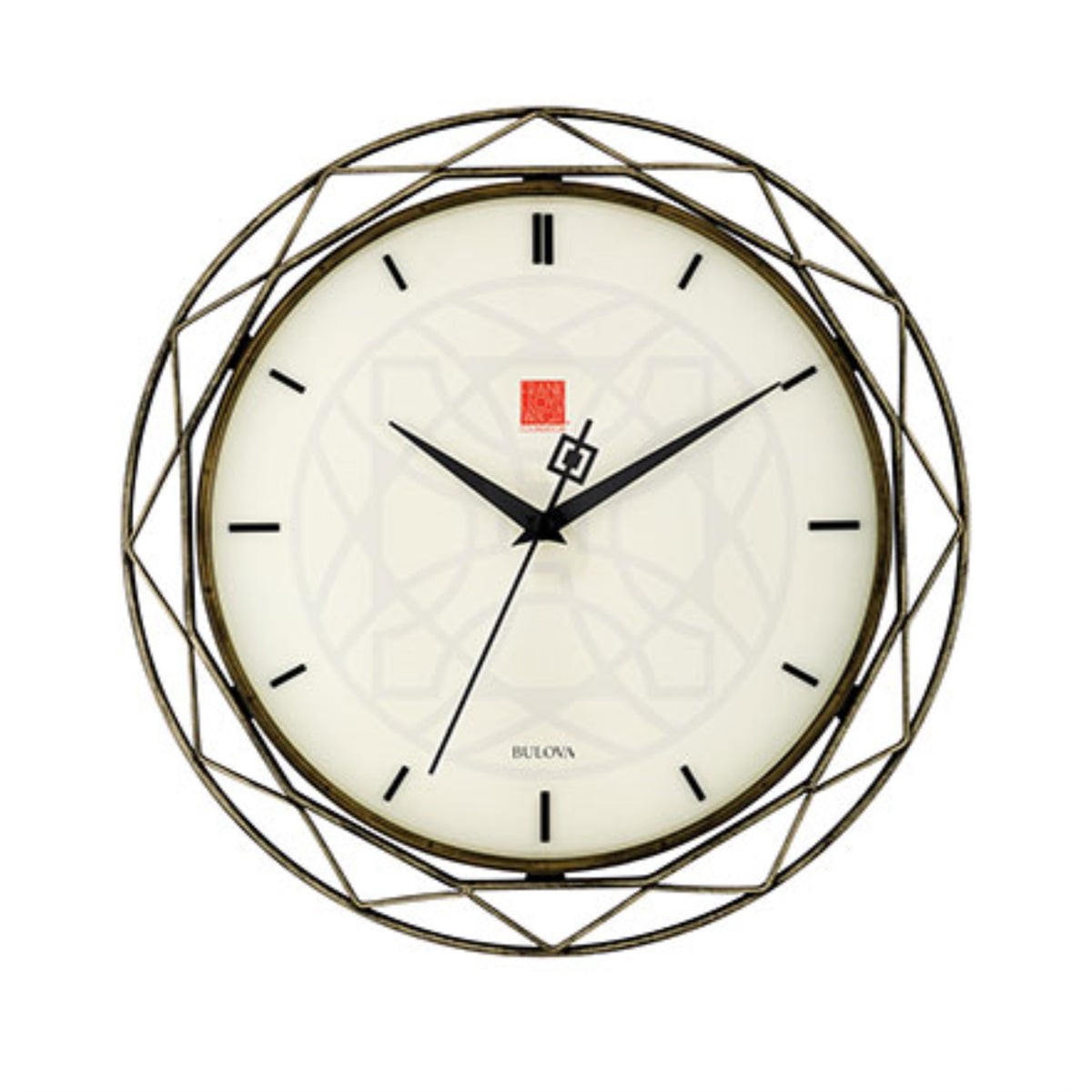 Bulova C4834 Luxfer Prism Clock