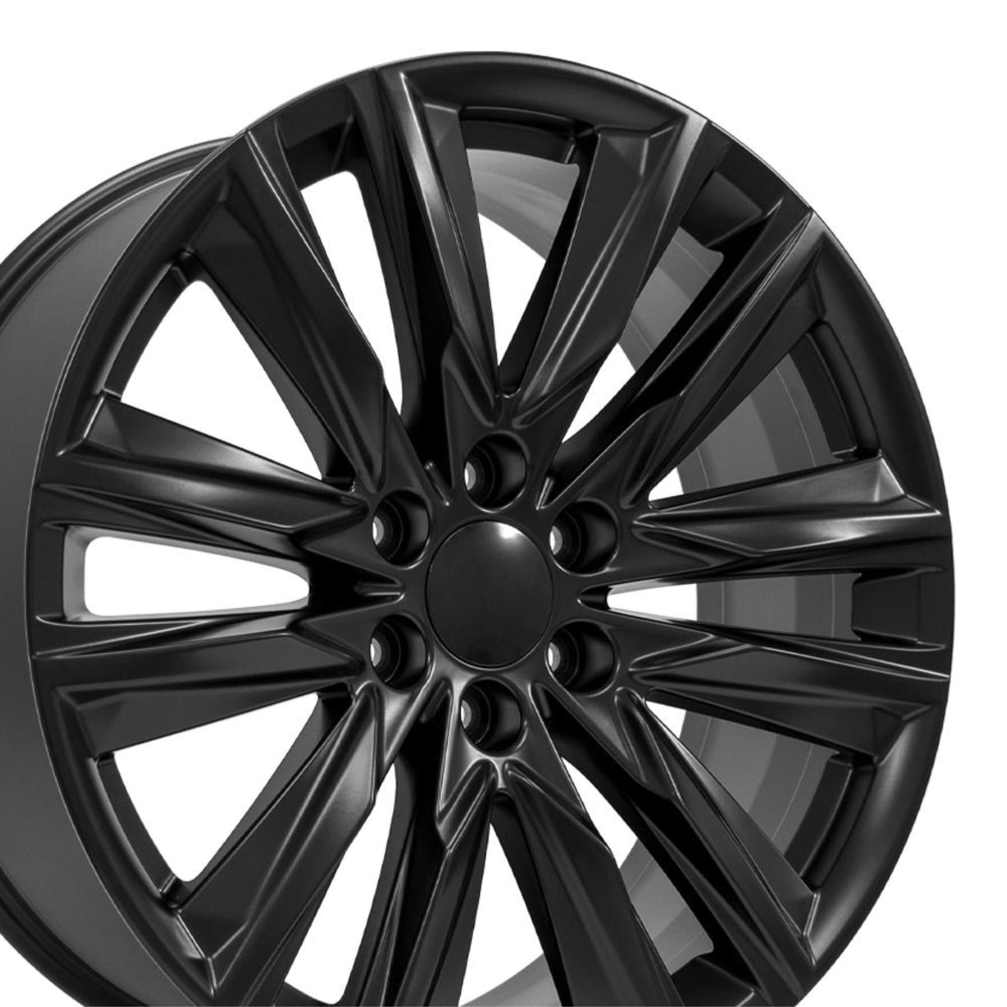 22″ Replica Wheel fits Cadillac Escalade - CA91 Satin Black 22x9