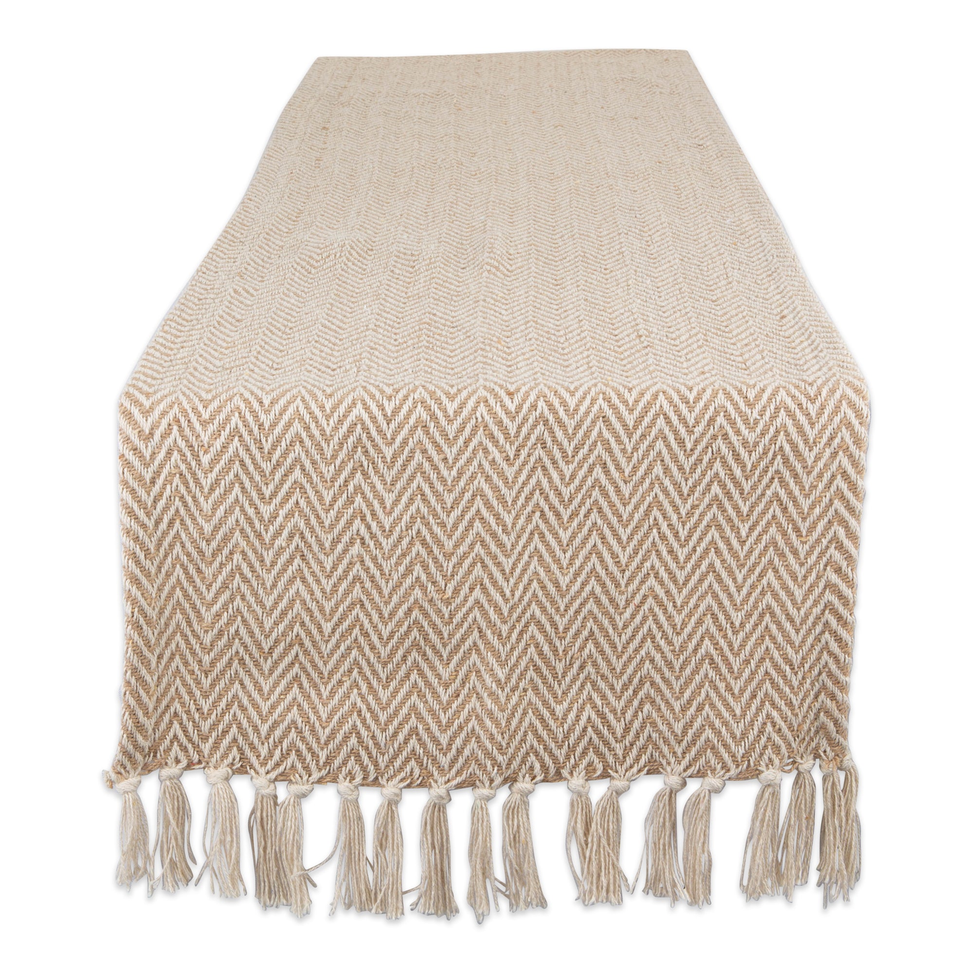 Dii Stone Chevron Handloom Table Runner