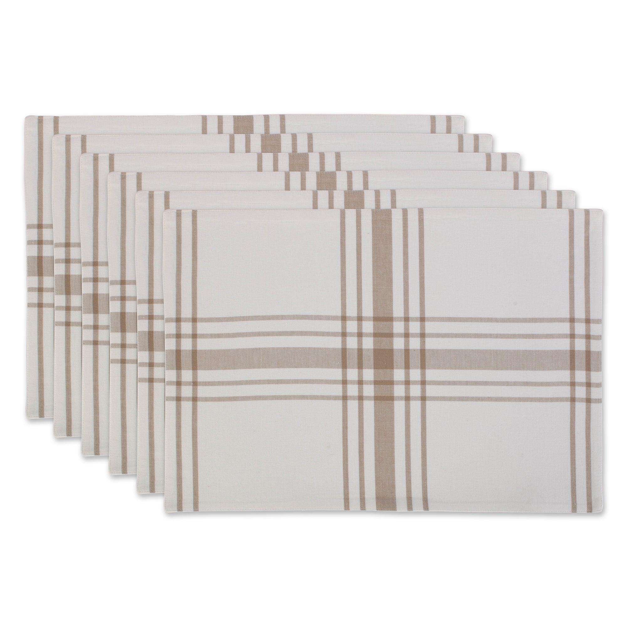 Dii Home Sweet Farmhouse Kitchen Textiles, 13X19, Stone, 6 Pieces