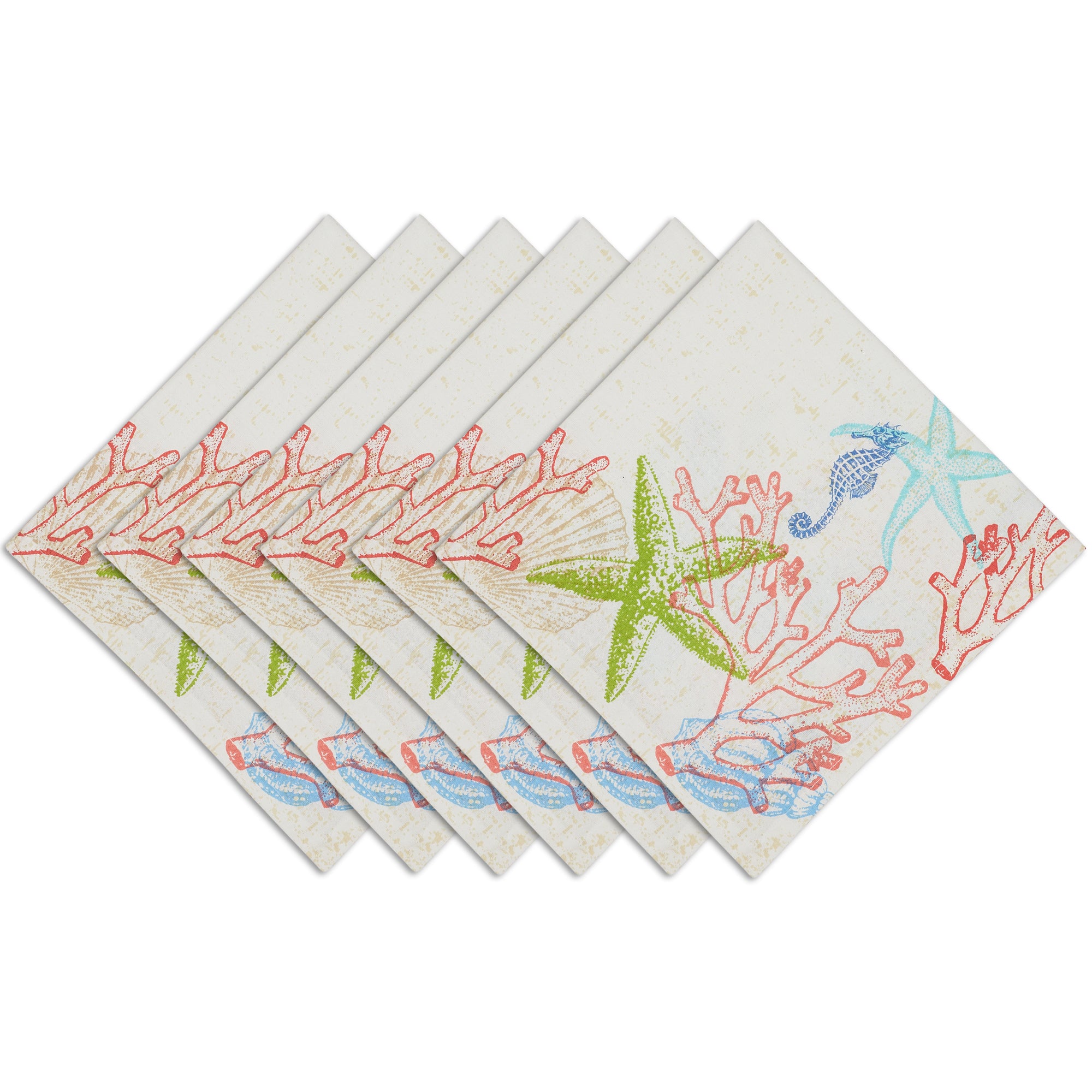 Dii Lagoon Napkin Set, 20X20, 6 Piece
