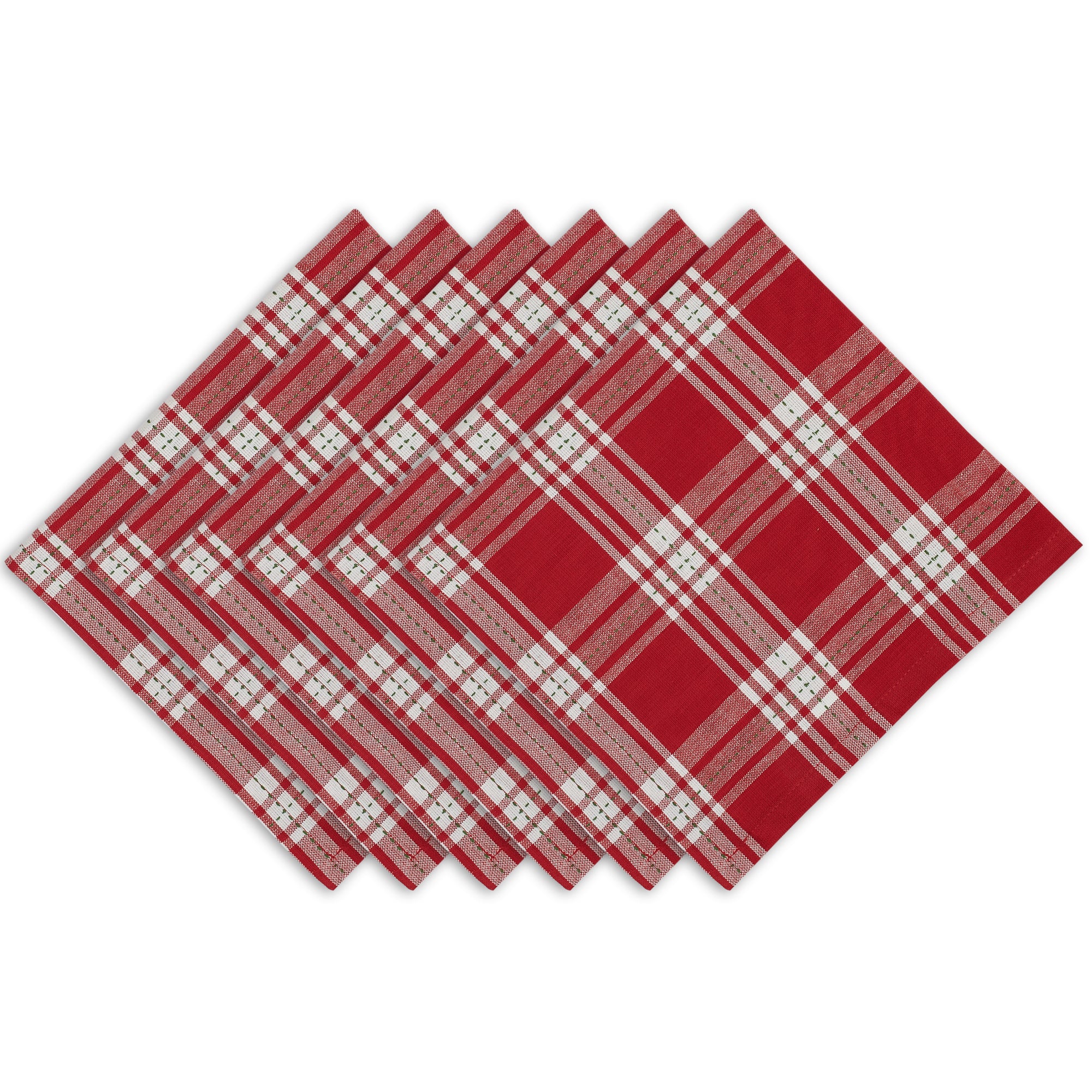 Dii Sprig Dobby Napkin Set, 20X20, 6 Piece
