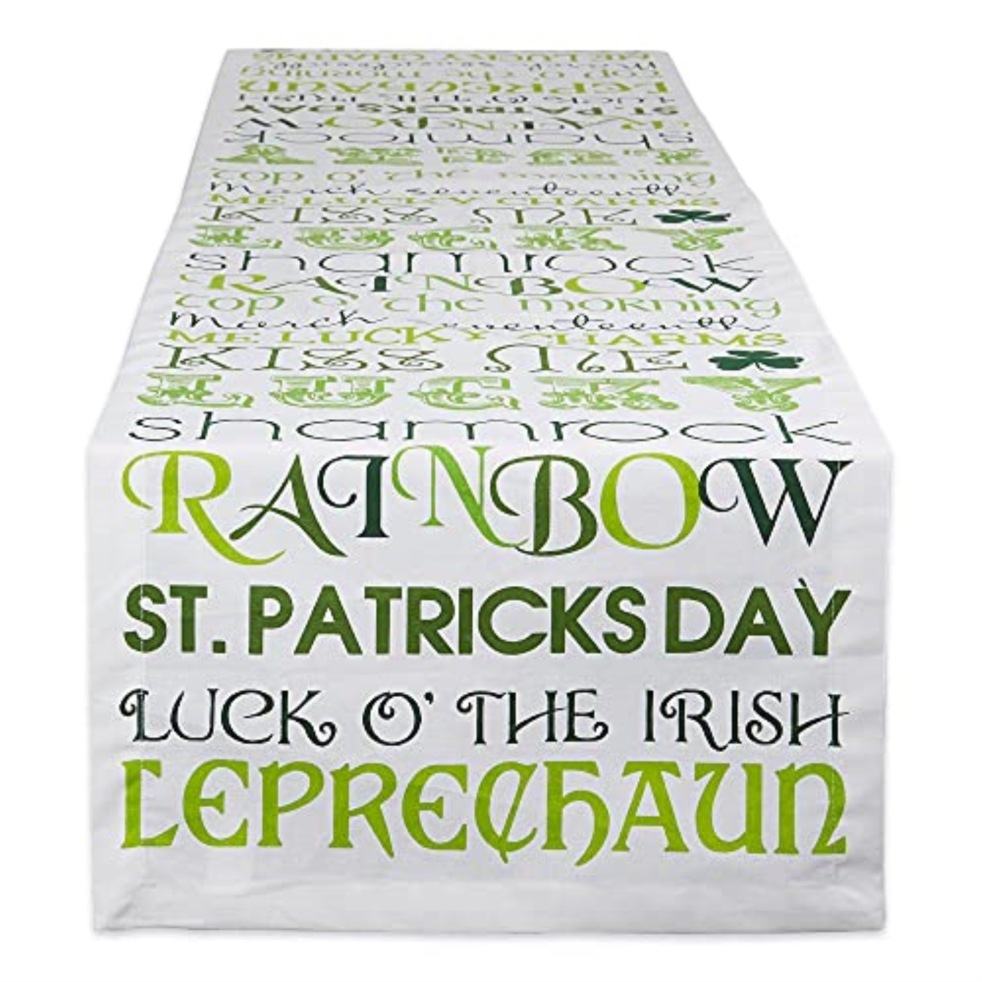Dii St Patricks Day Print Table Runner 14X108