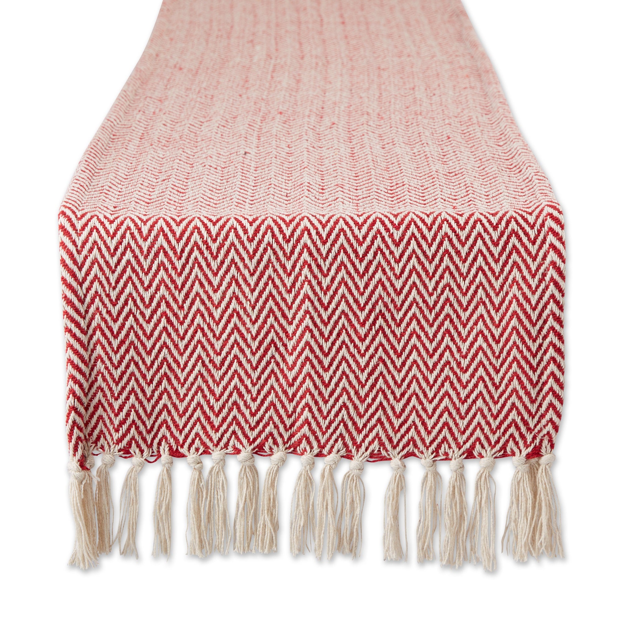 Dii Tango Red Chevron Table Runner 15X72