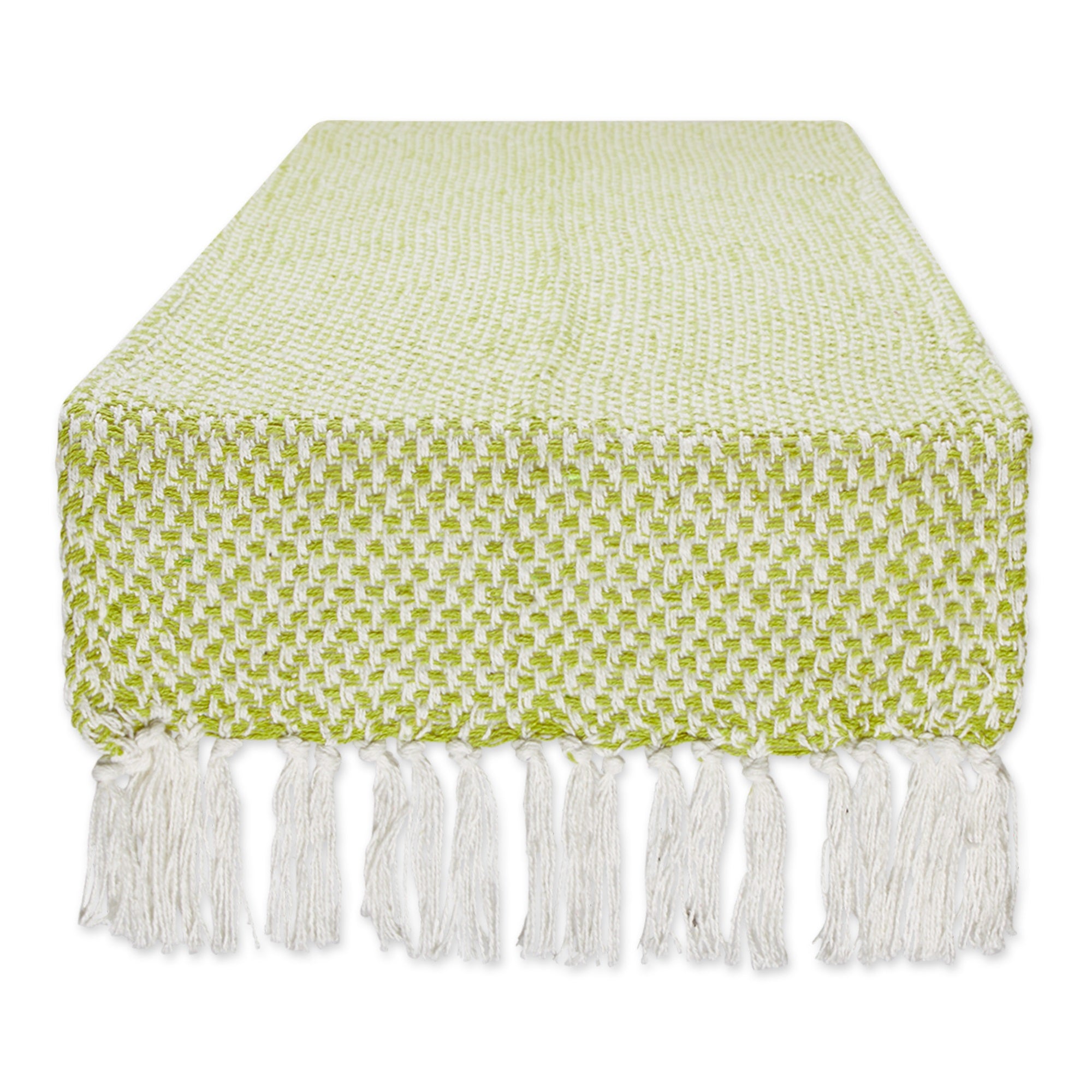 Dii Avocado Woven Table Runner 15X108