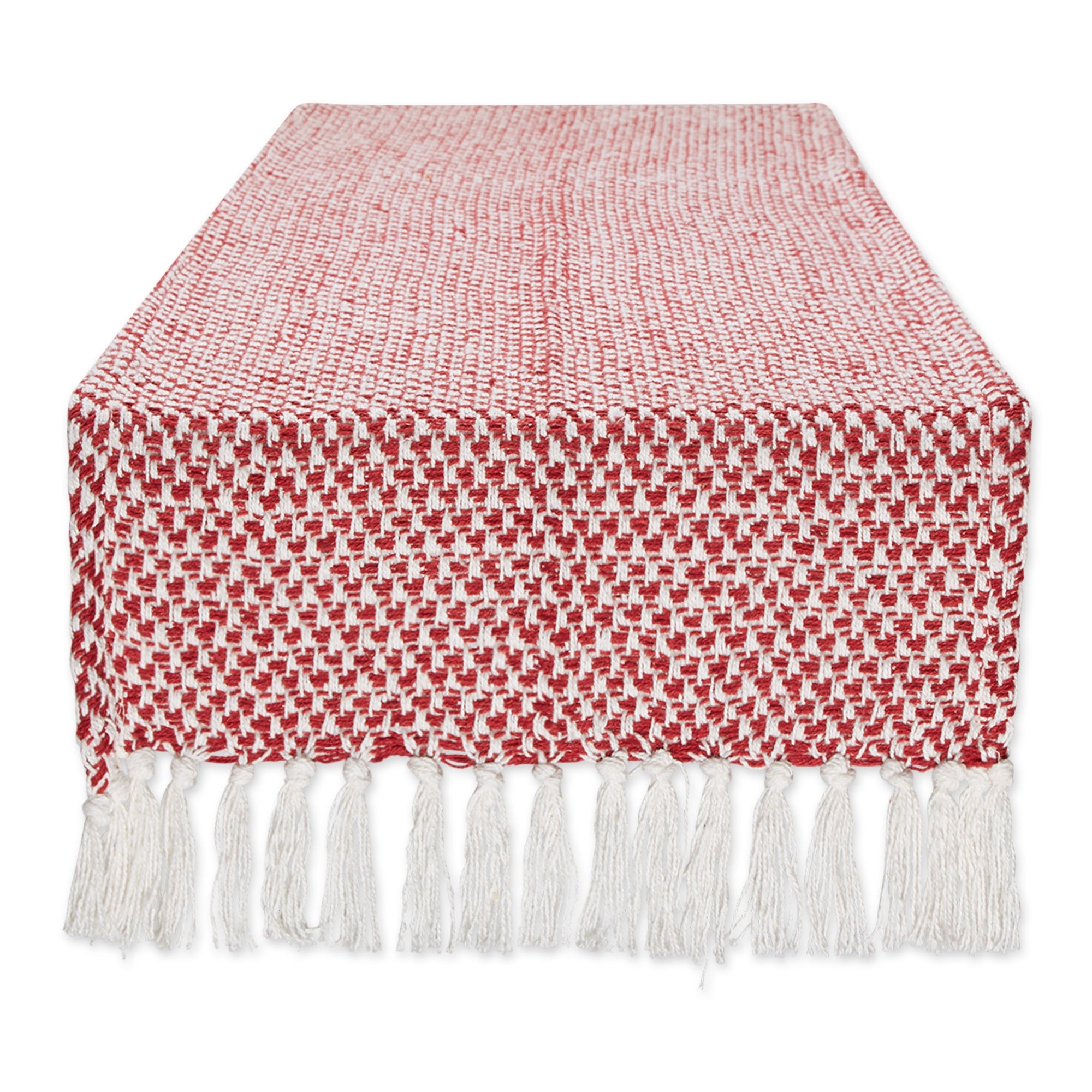 Dii Tango Red Woven Table Runner 15X72