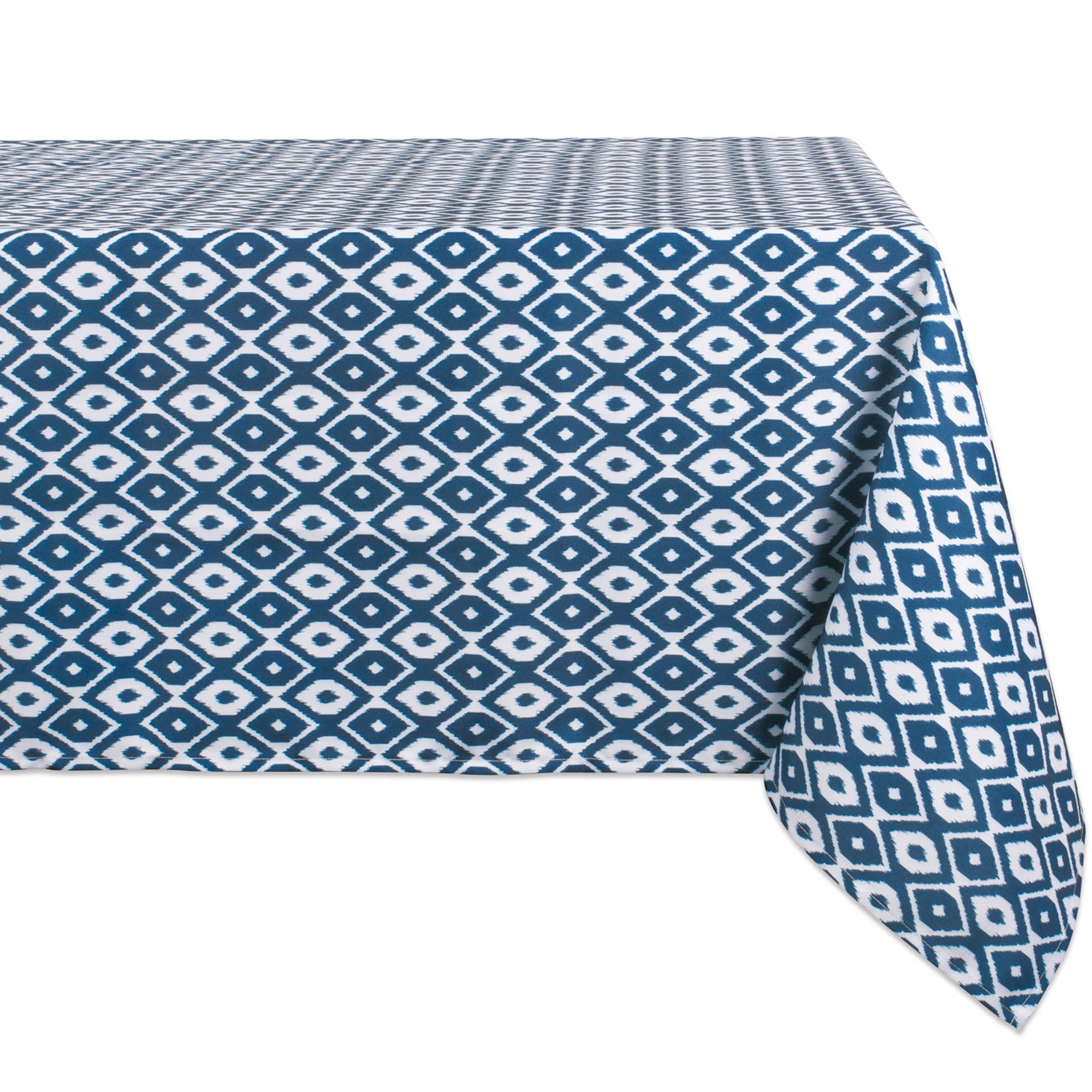 Dii Blue Ikat Outdoor Tablecloth