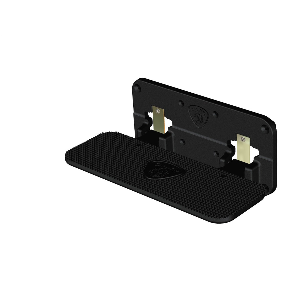 Carr'S Mega Step Flat Mount - Black Powder Coat