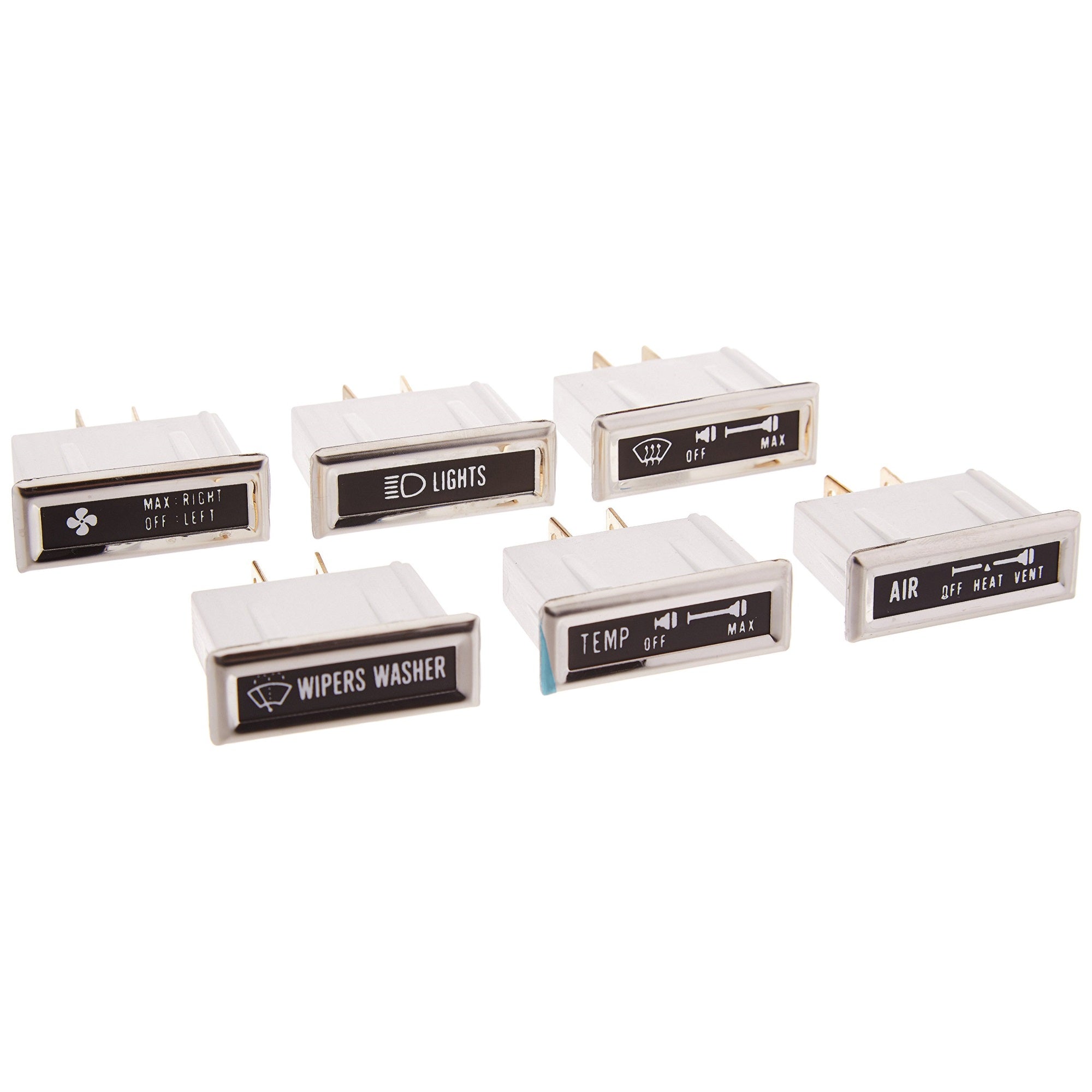 Crown Automotive 5752813K Dashboard Lamp Kit, Black, Silver