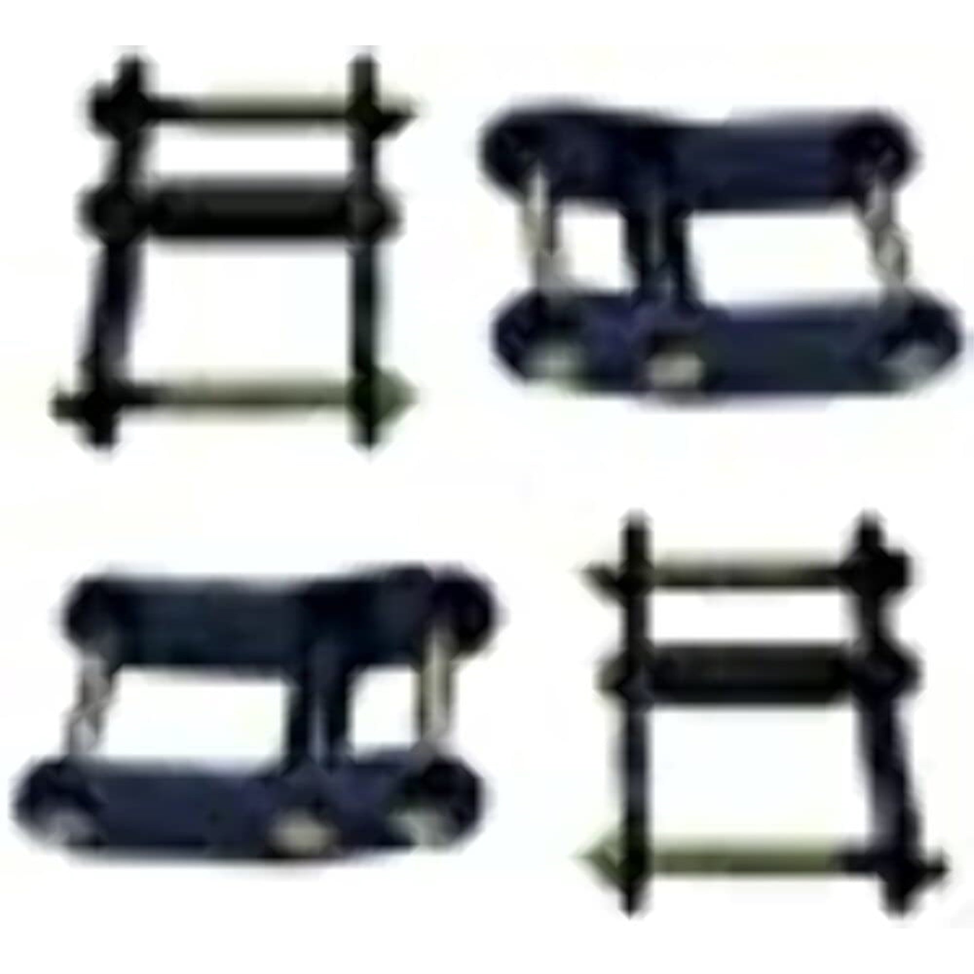 Crown Automotive-Rt21023 Rt Off-Road Hd Shackle Kit - Black, Silver