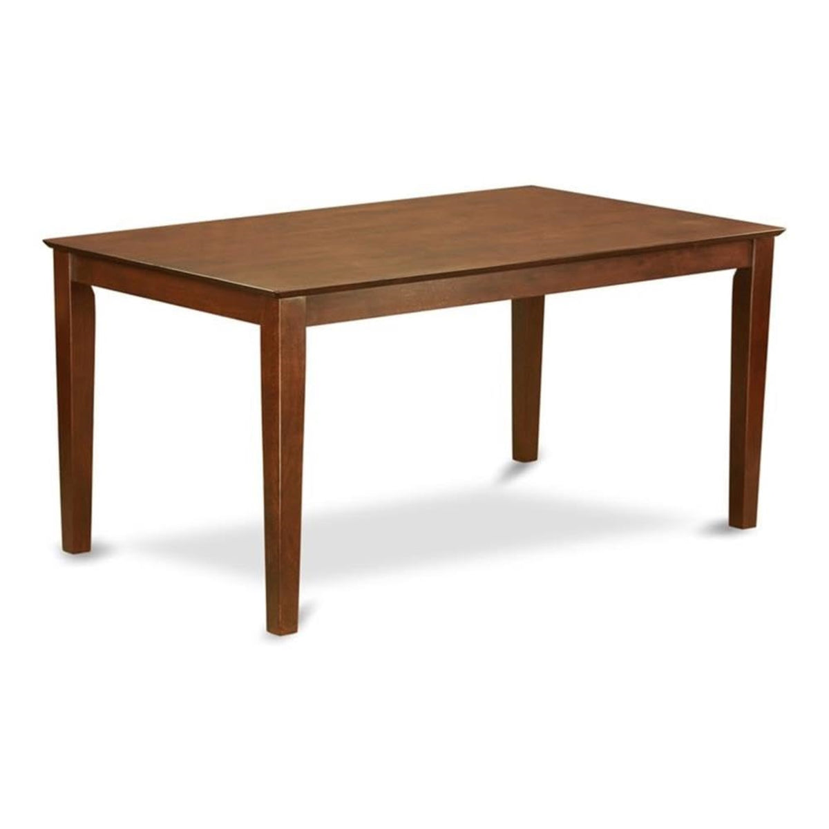 Casafoyer Cat-Mah-S Capri Kitchen Dining Table - A Rectangle Wooden Table Top With Sturdy Legs, 36X60 Inch, Mahogany