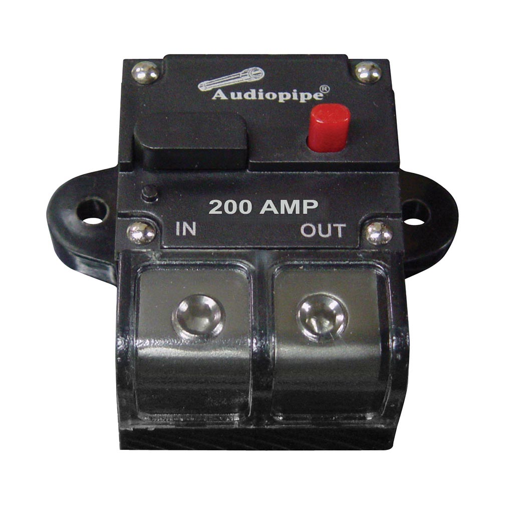 Audiopipe 200Amp Manually Resettable Circuit Breaker