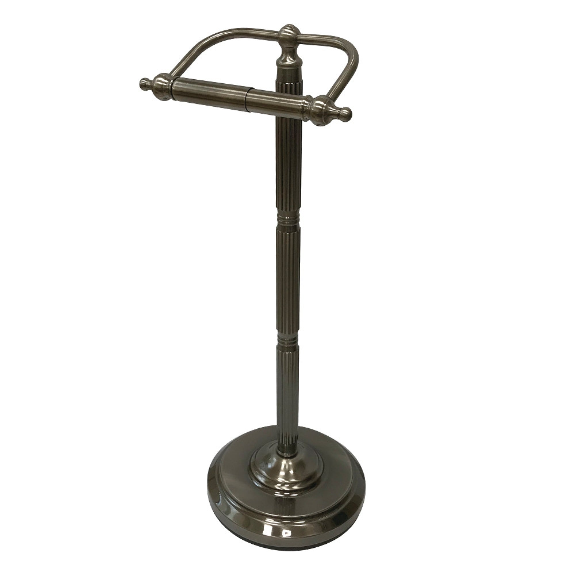 Kingston Brass Cc2104 Georgian Freestanding Toilet Paper Holder, Black Stainless