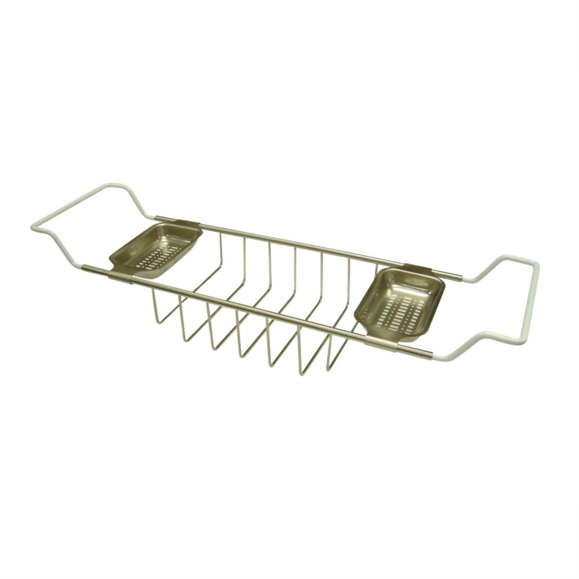 Kingston Brass Cc2158 Clawfoot Bath Tub Shelf, Brushed Nickel