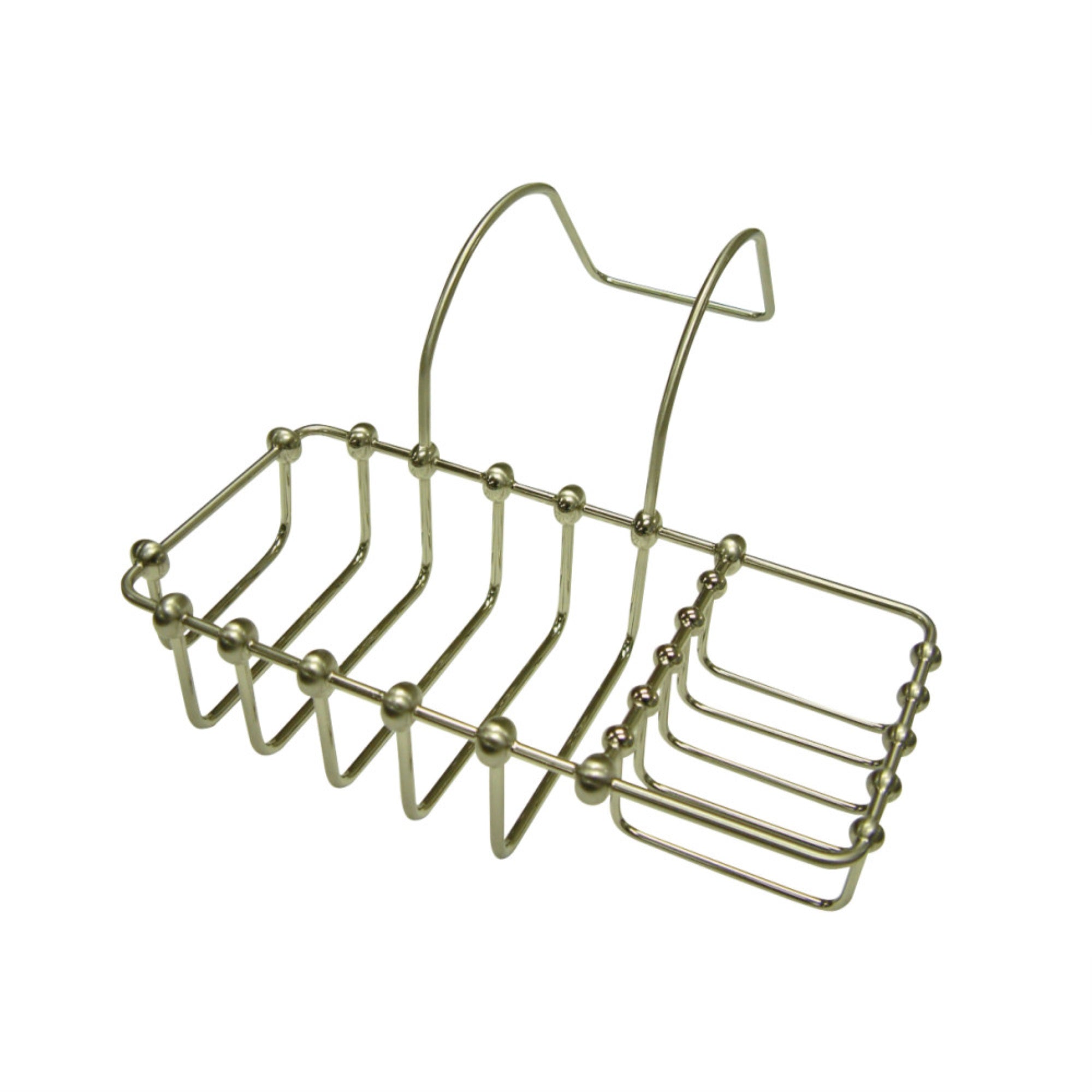 Kingston Brass Cc2168 8 Clawfoot Bath Soap And Sponge Holder, Brushed Nickel