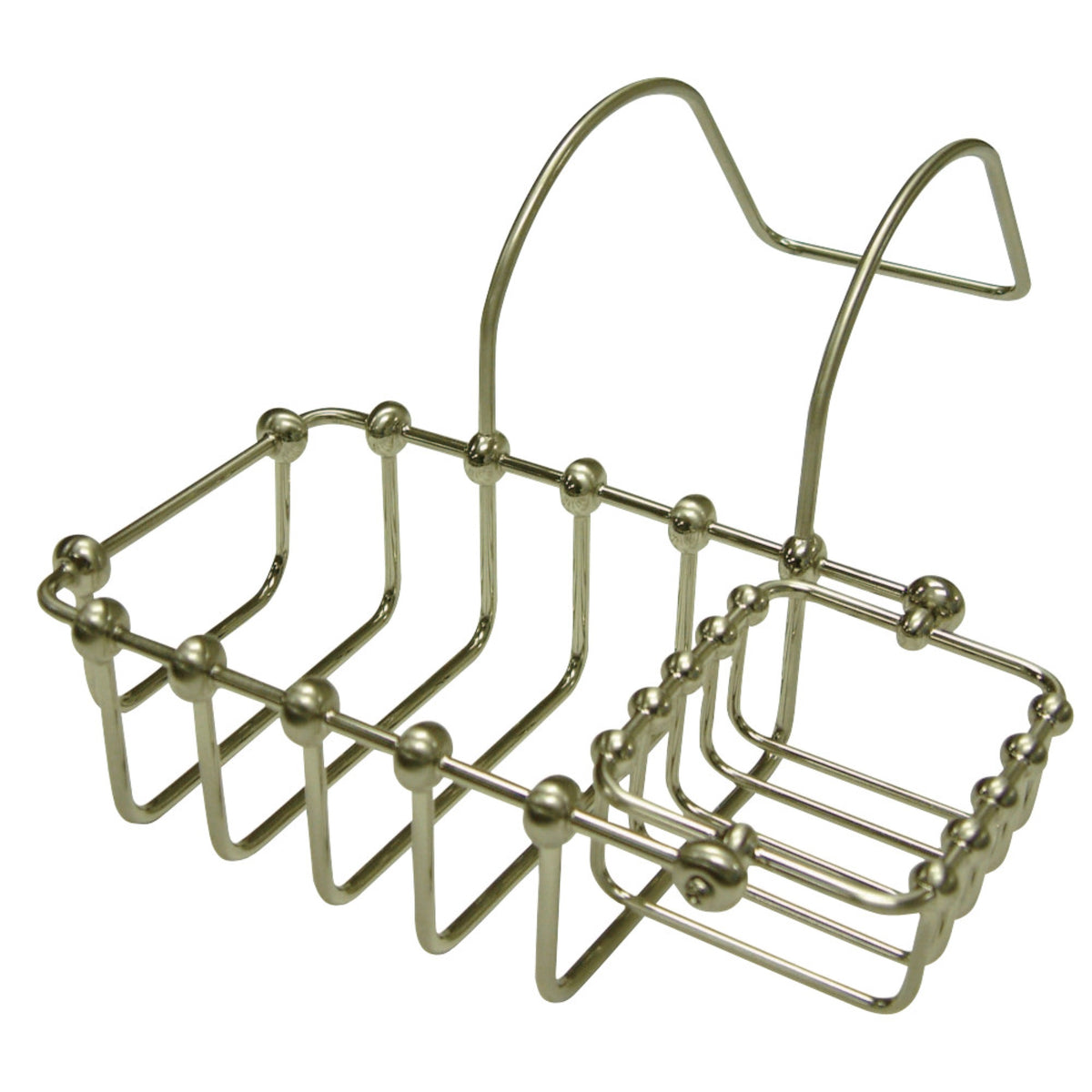 Kingston Brass Cc2178 7 Swivel Soap And Sponge Holder, Brushed Nickel