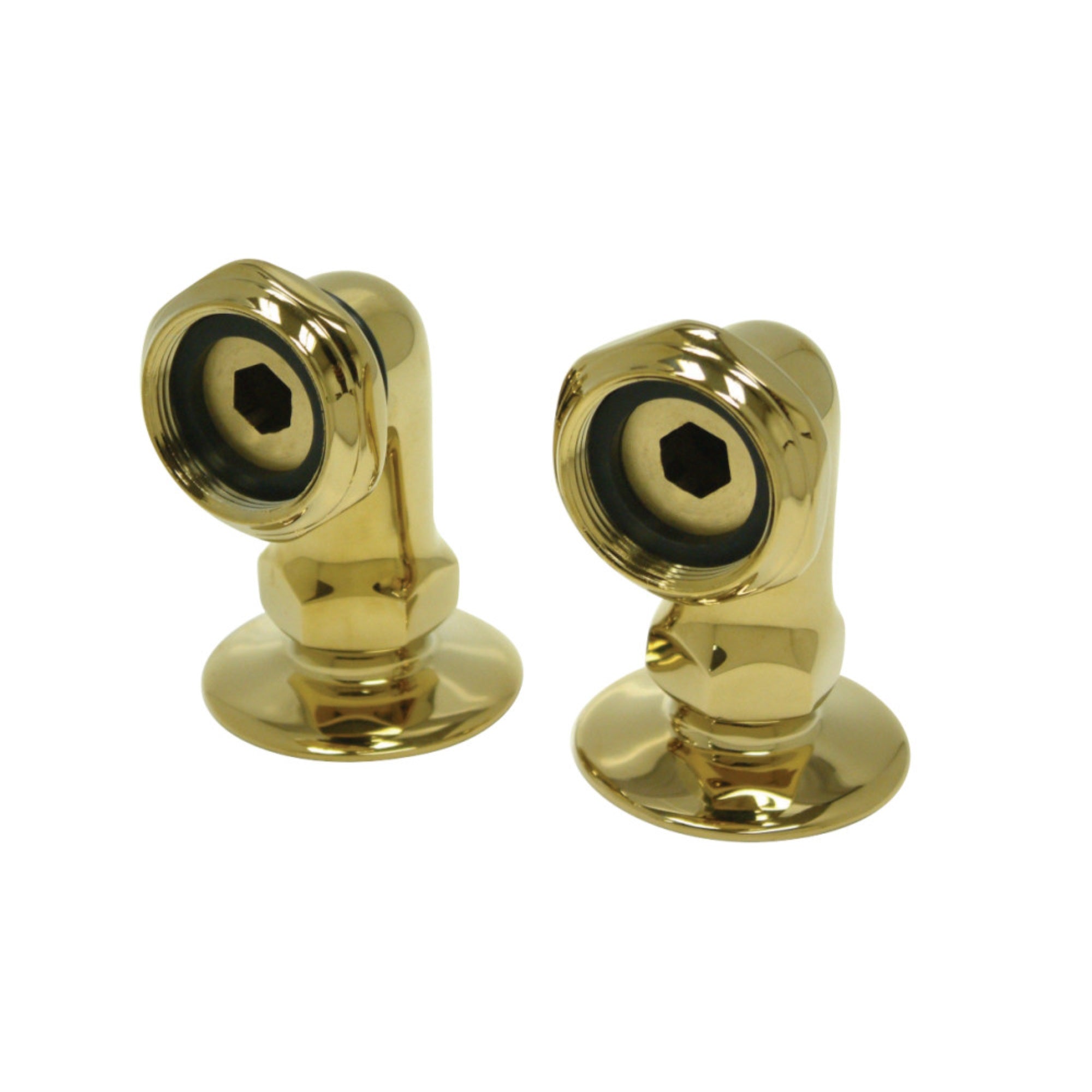 Kingston Brass Cc2Rs2 2 Riser For Leg Tub Filler, Polished Brass
