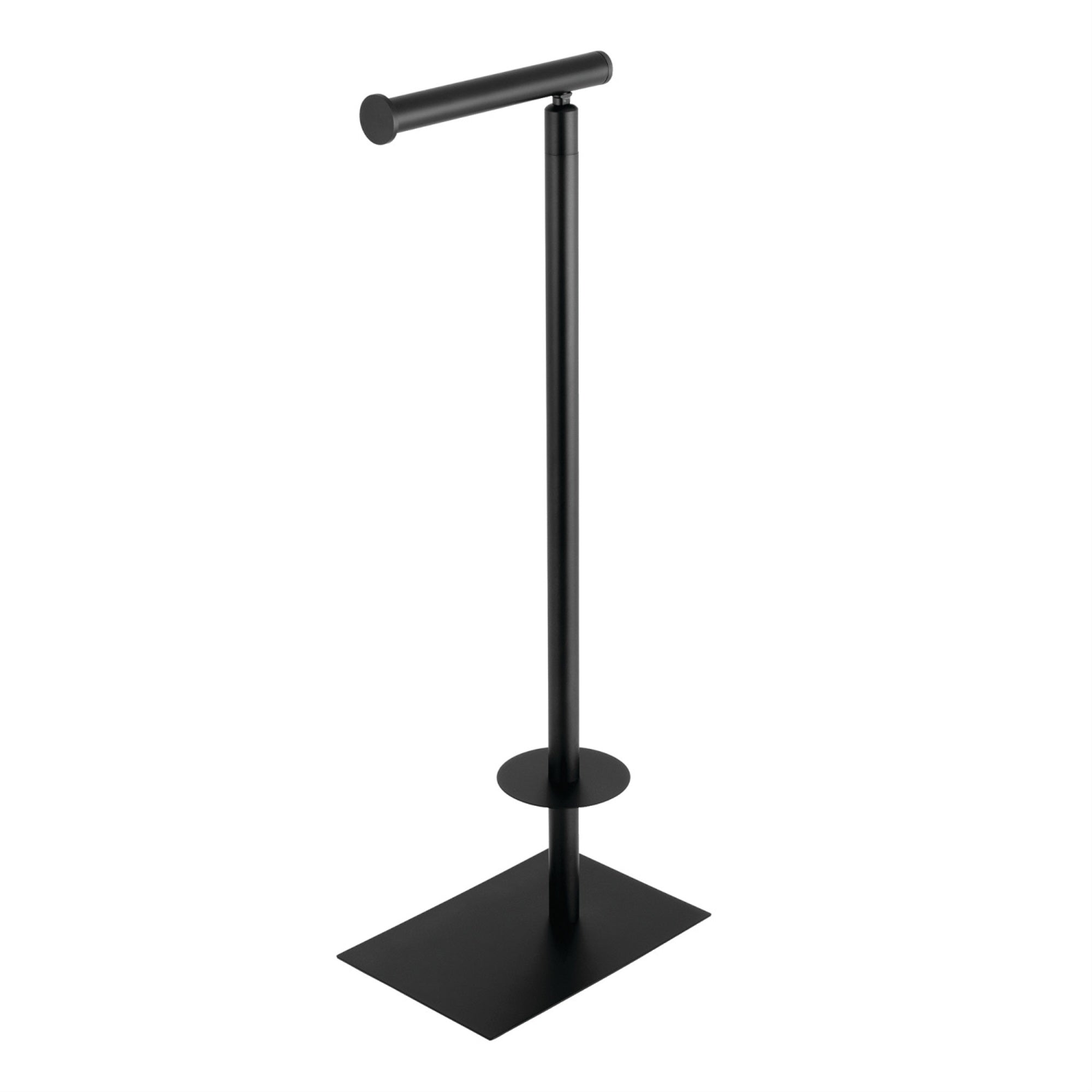 Kingston Brass Cc8000 Claremont Freestanding Toilet Paper Stand, Matte Black