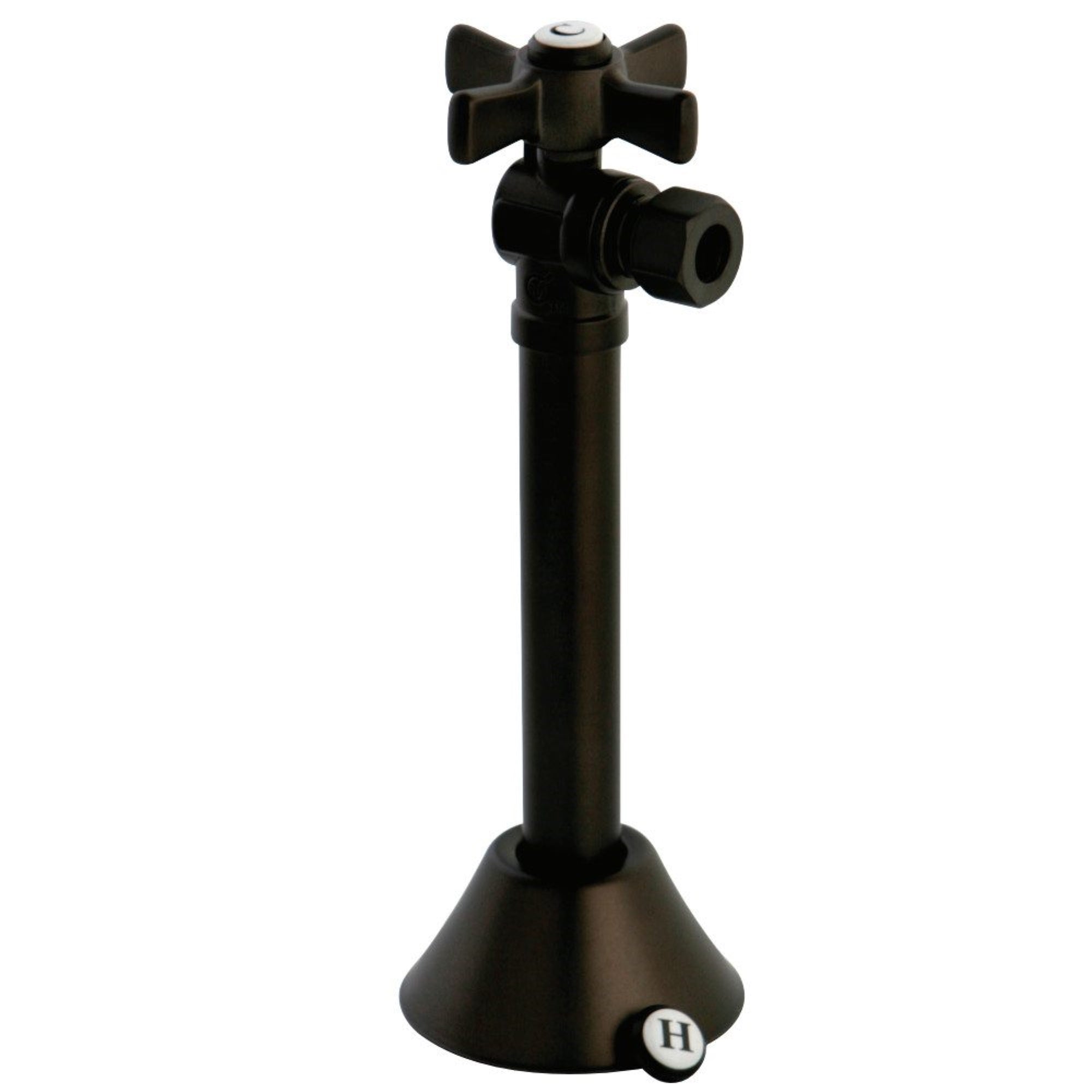 Kingston Brass Cc83205Zx 1/2 Sweat X 3/8 Od Compression With 5 Extended Adapter, Oil Rubbed Bronze
