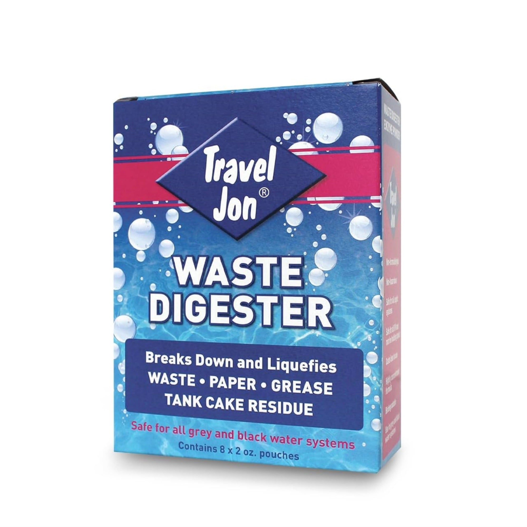Waste Digester Rv Black & Gray Tank Treatment, Powerful 4 In 1 Concentrated, Formaldehyde Free Formula, Powder Rv Toilet Packet, Camper Toilet Drop-Ins, Septic Safe, Liquify Rv Toilet Tank