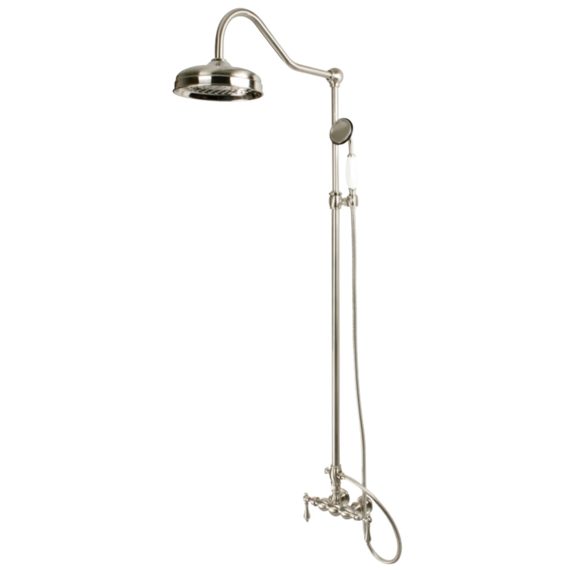 Kingston Brass Cck6178 Vintage Rain Drop Shower System, Brushed Nickel