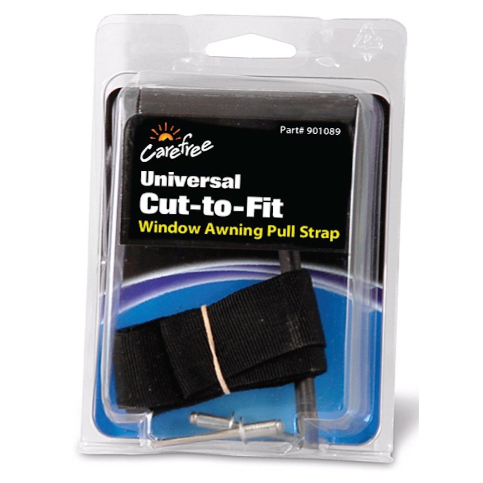 Carefree 901089 Black 31' Rv Awning Replacement Pull Strap Cut-To-Fit