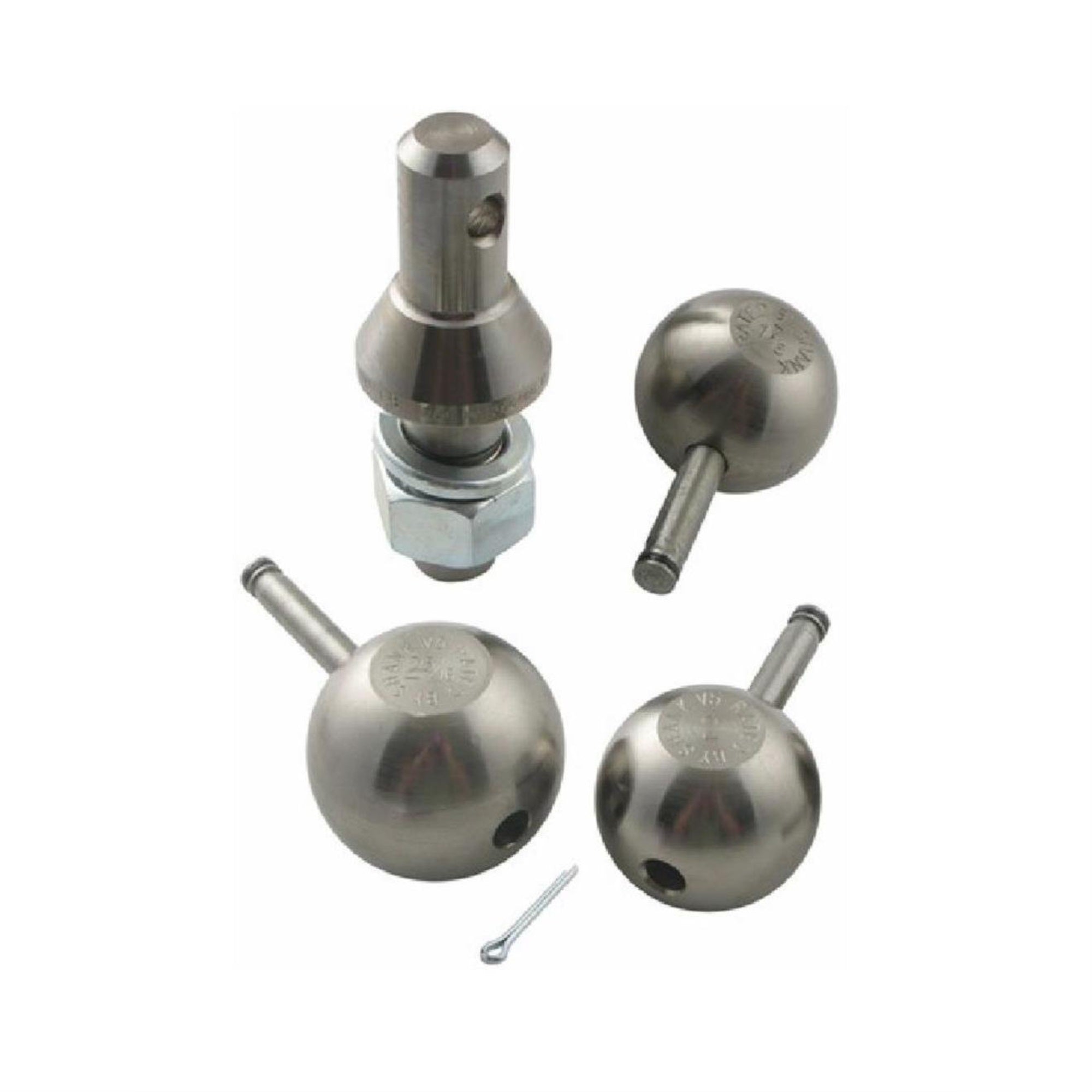Convert-A-Ball 904B (Blister/Retail Package)1In Shank 2In & 2 5/16In Chrome Balls Blister Pack