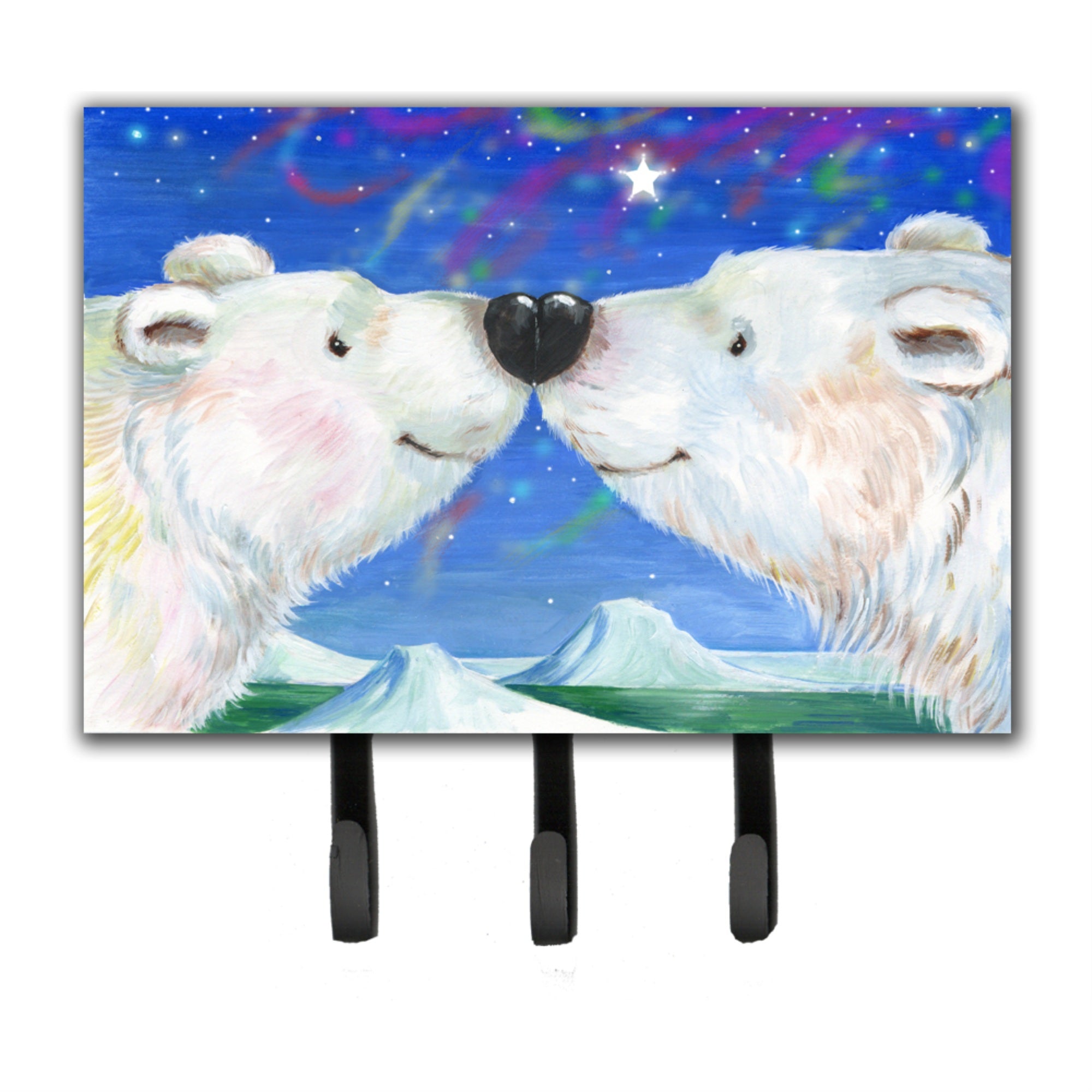 Caroline'S Treasures Bears Polar Kiss By Debbie Cook Leash Or Key Holder Cdco0487Th68, Triple
